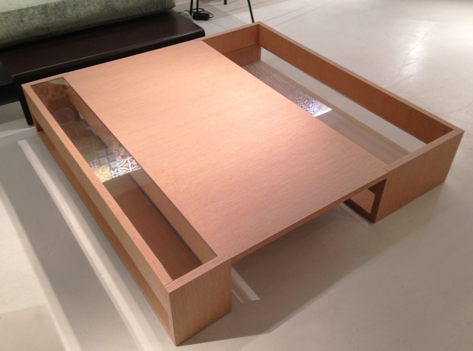 B&B Italia (Milan) "Void" Coffee Table. Oak Laminate. Collector Item. Refurbished. photo buy