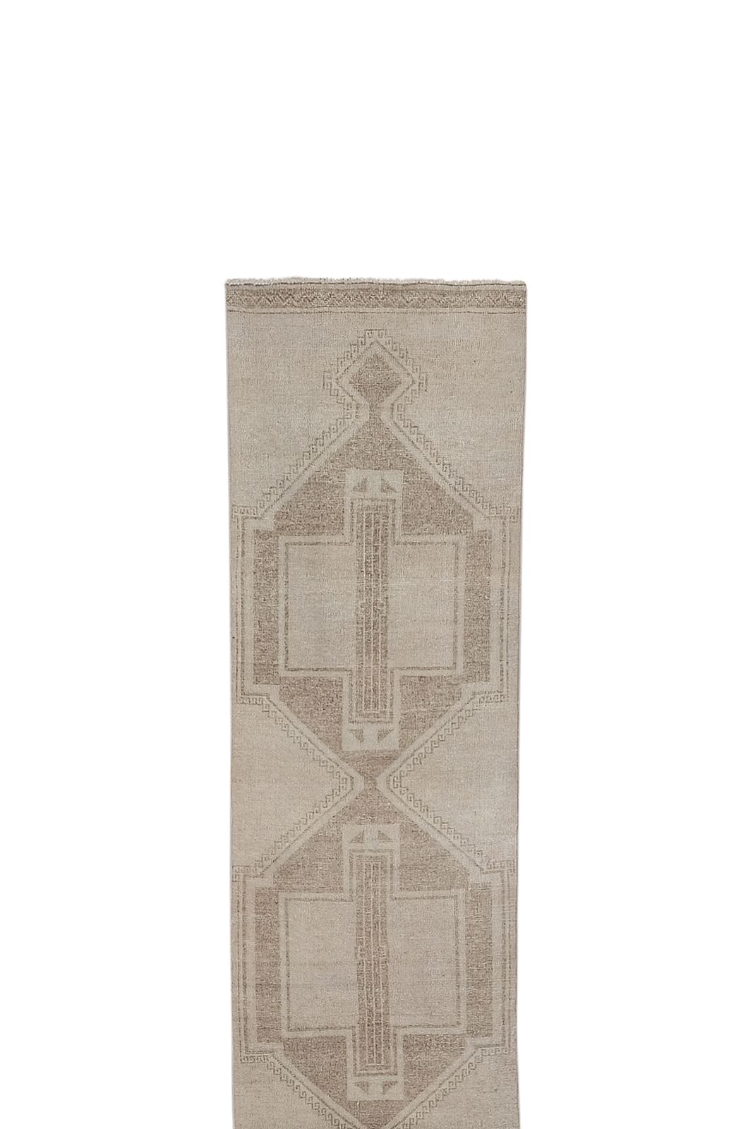Hand Knotted Turkish Kurdish Runner   Low Pile Tribal Runner 3'3" X 28'1" photo for sale