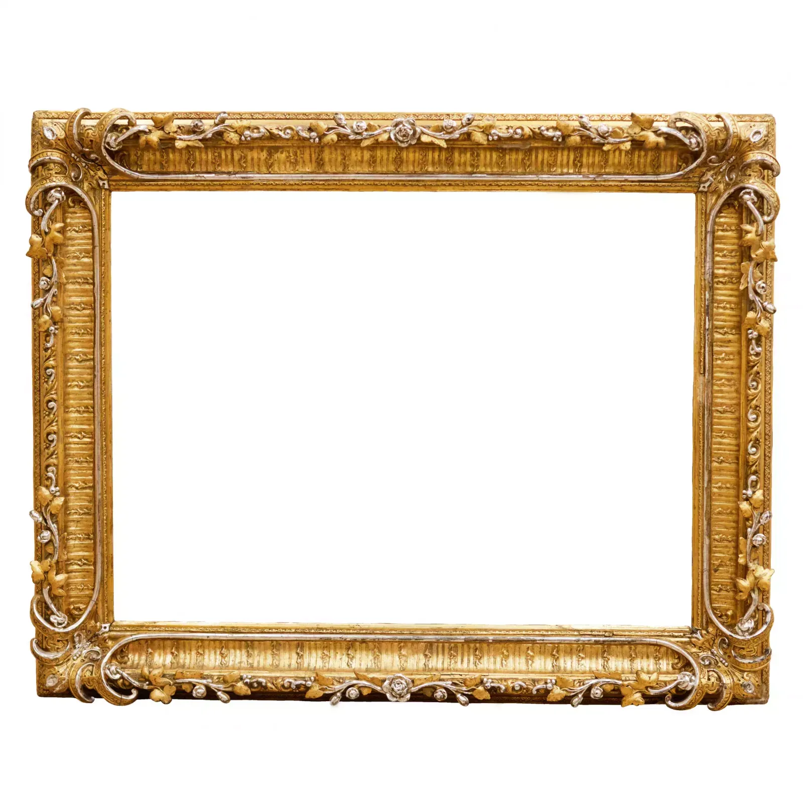 Luxurious 19th Century Wooden Frame In Napoleon III Style.