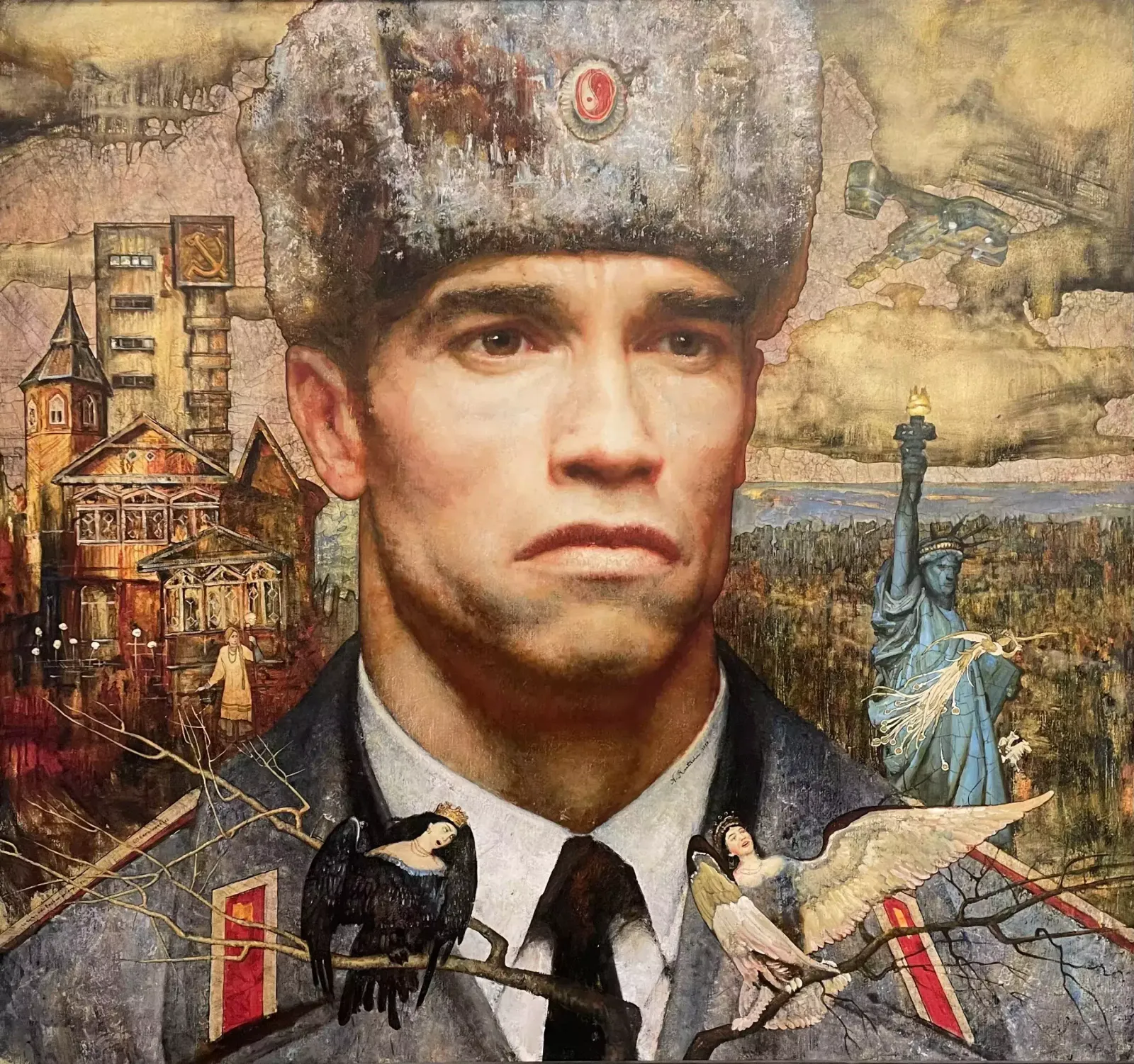 Giclée Print On Canvas, Dankos Burning Heart, 2023, By Kartashov Andrey, Russia, 21st Century. 1 Of 250 Limited Prints.
