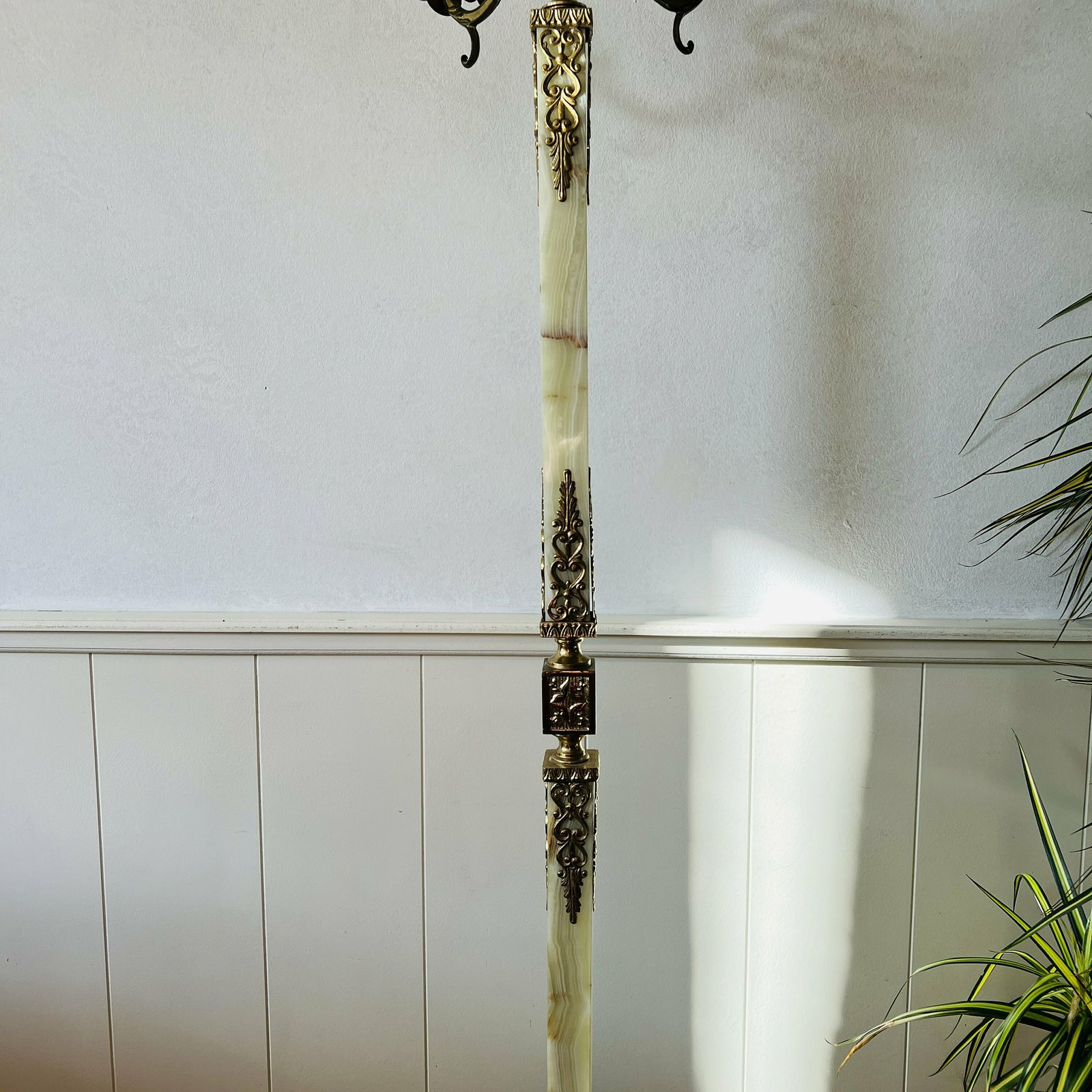 Hollywood Regency Style, Entryway Tree Standing Rack, Beautiful Italian Marble Hallway Rack photo 2103.0