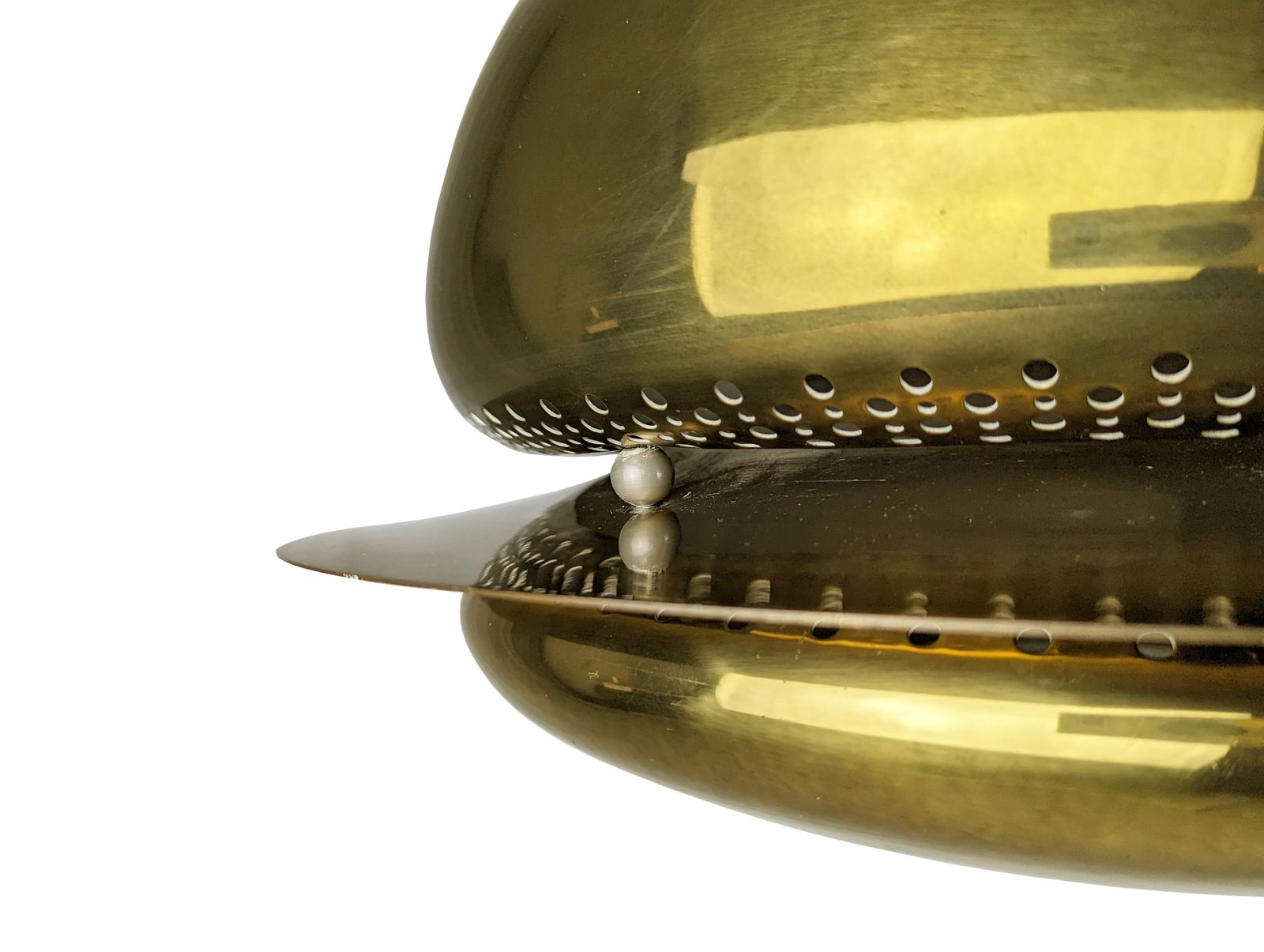 Brass & Optical Glass Nictea Pendant By Tobia & Afra Scarpa For Flos, 1970s photo for sale