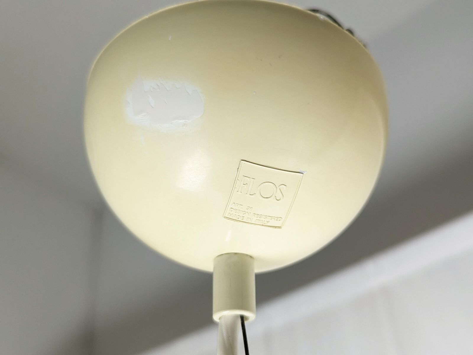 Lighting Brass & Optical Glass Nictea Pendant By Tobia & Afra Scarpa For Flos, 1970s photo