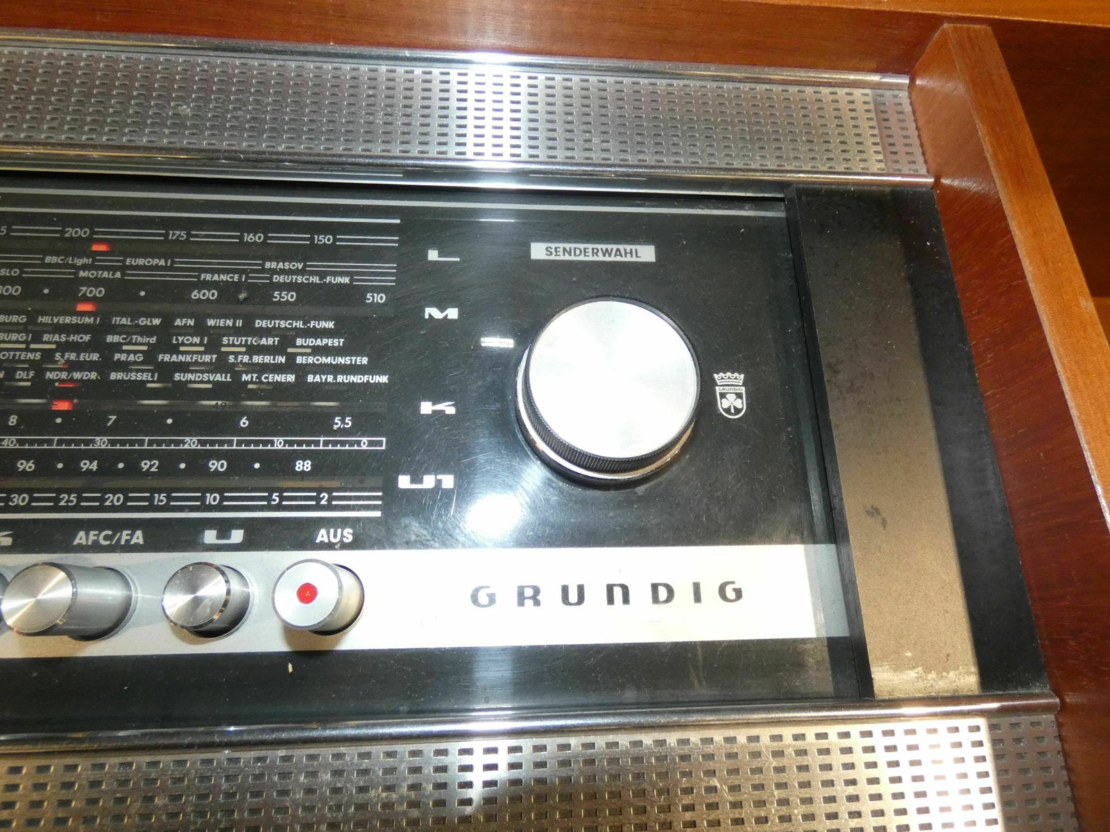 German Radio And Turntable Console By Grundig, 1968 photo furniture