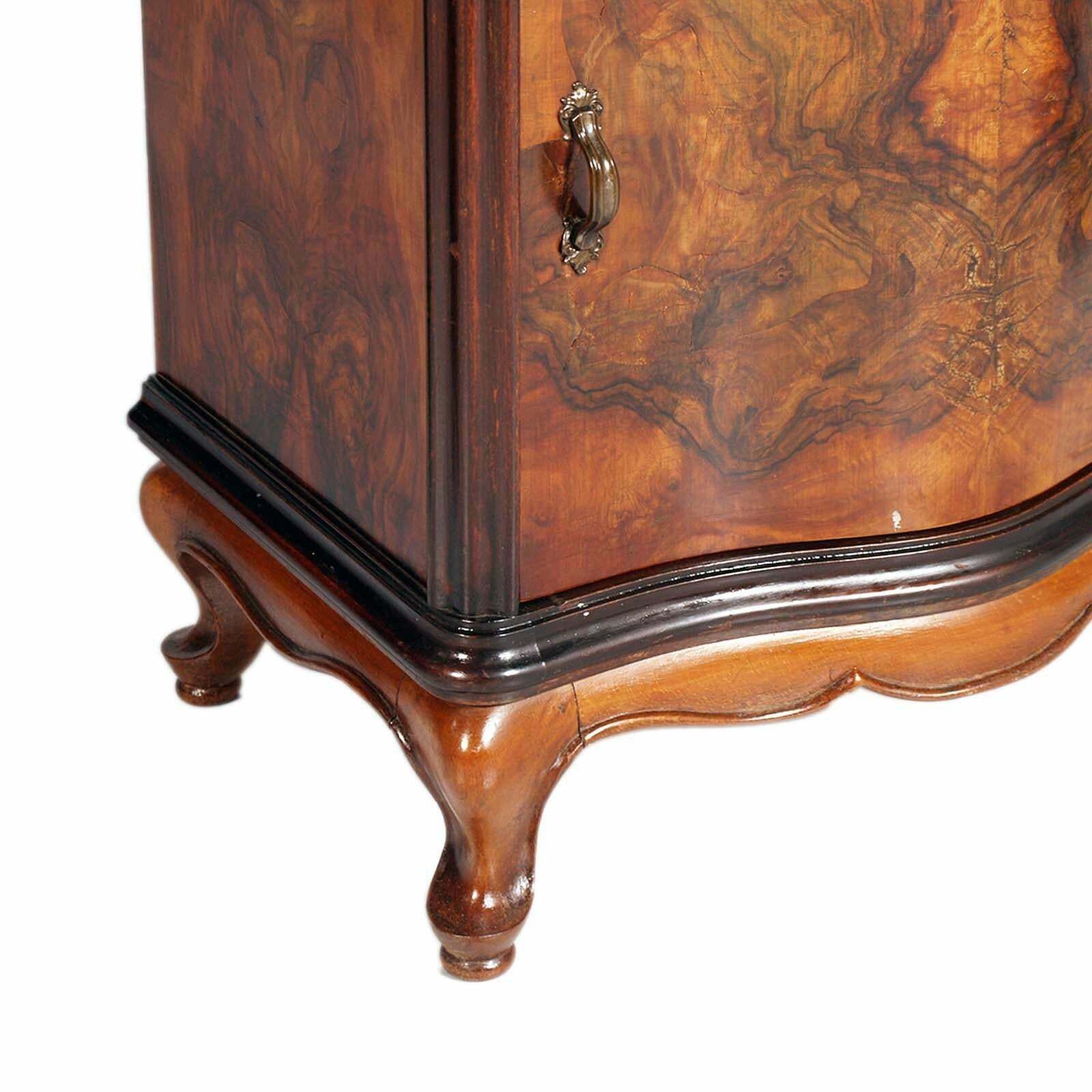 Venice Baroque Nightstands Bella Epoque, Walnut And Briar, By Testolini Freres Bedside Tables photo vinterior