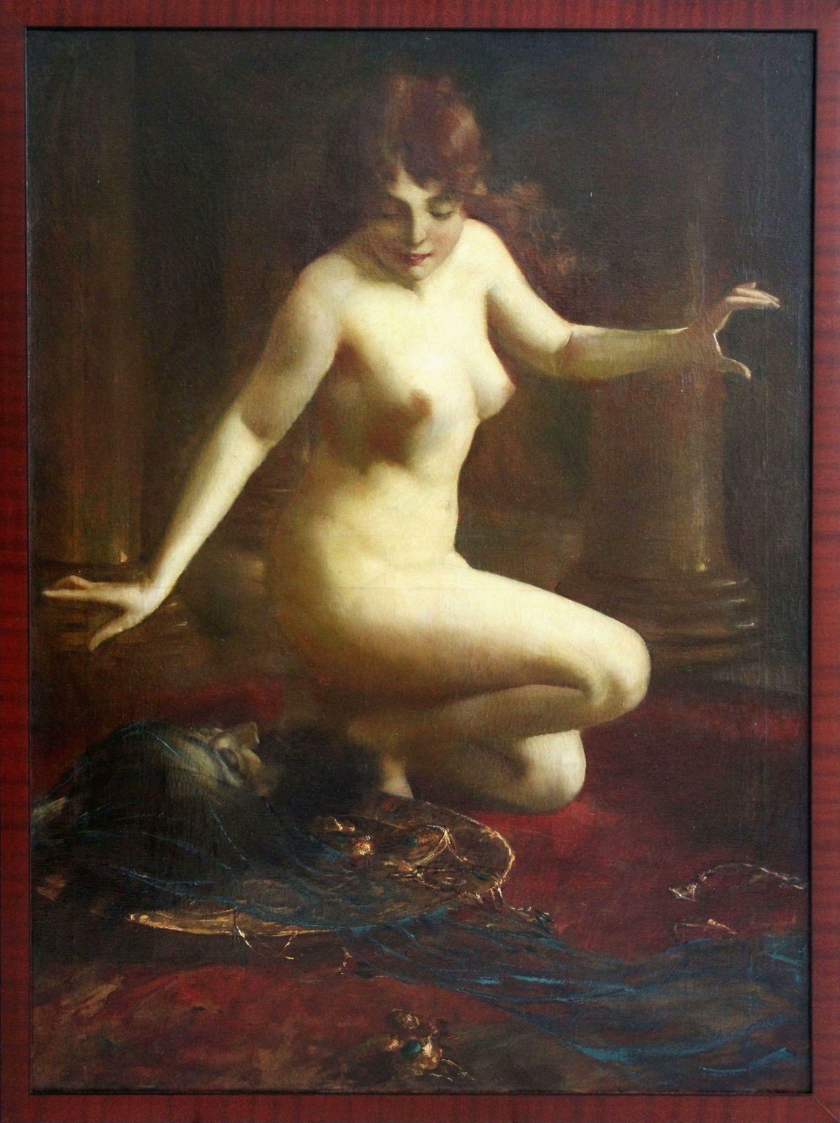 Eugen Ansen Hofmann Oriental Motif. Oil On Canvas, photo furniture