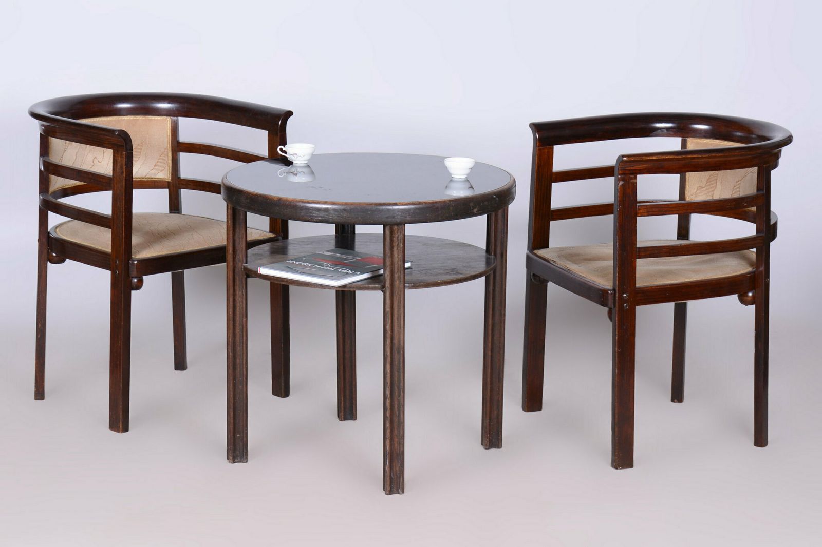 Restored Art Deco Small Table, By J. Hoffmann, Wiener Werkstätte, Czech, 1910s photo 1100.0