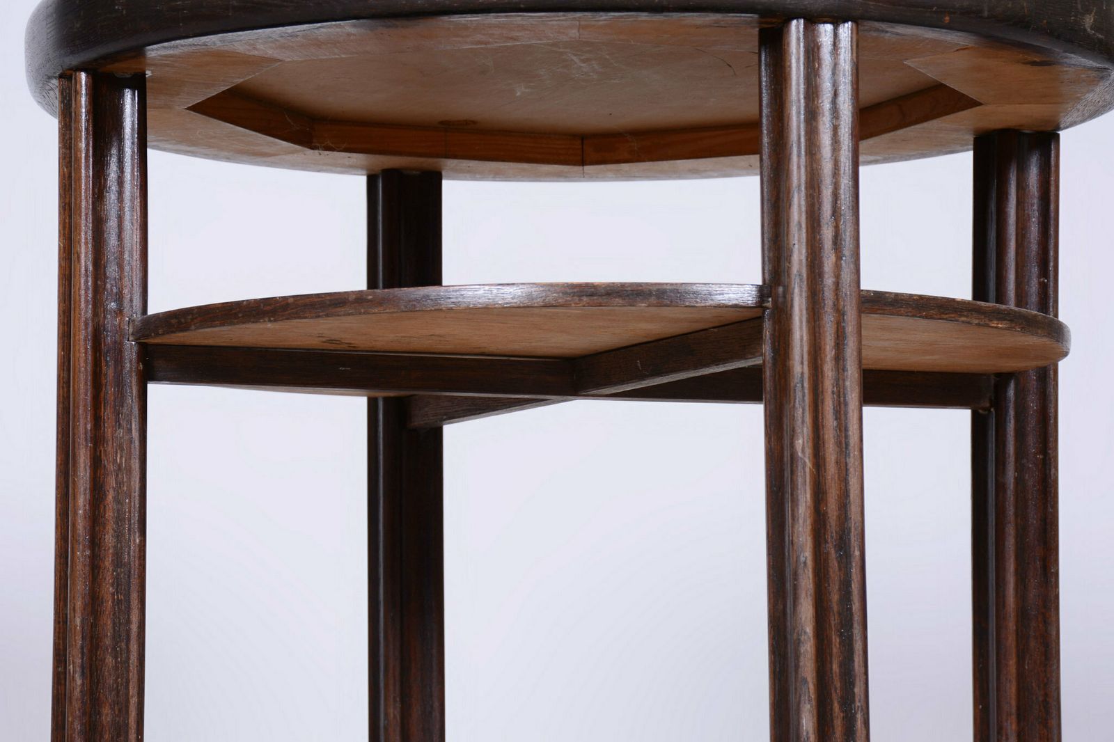 Restored Art Deco Small Table, By J. Hoffmann, Wiener Werkstätte, Czech, 1910s photo vinterior