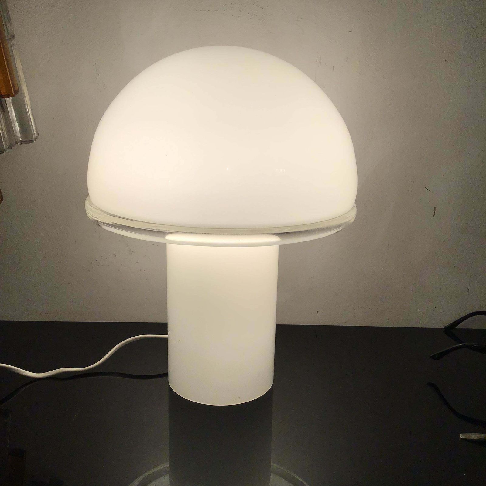 Luciano Vistosi Artemide Table Lamp Murano Glass Metal 1970 Italy photo 1561.0