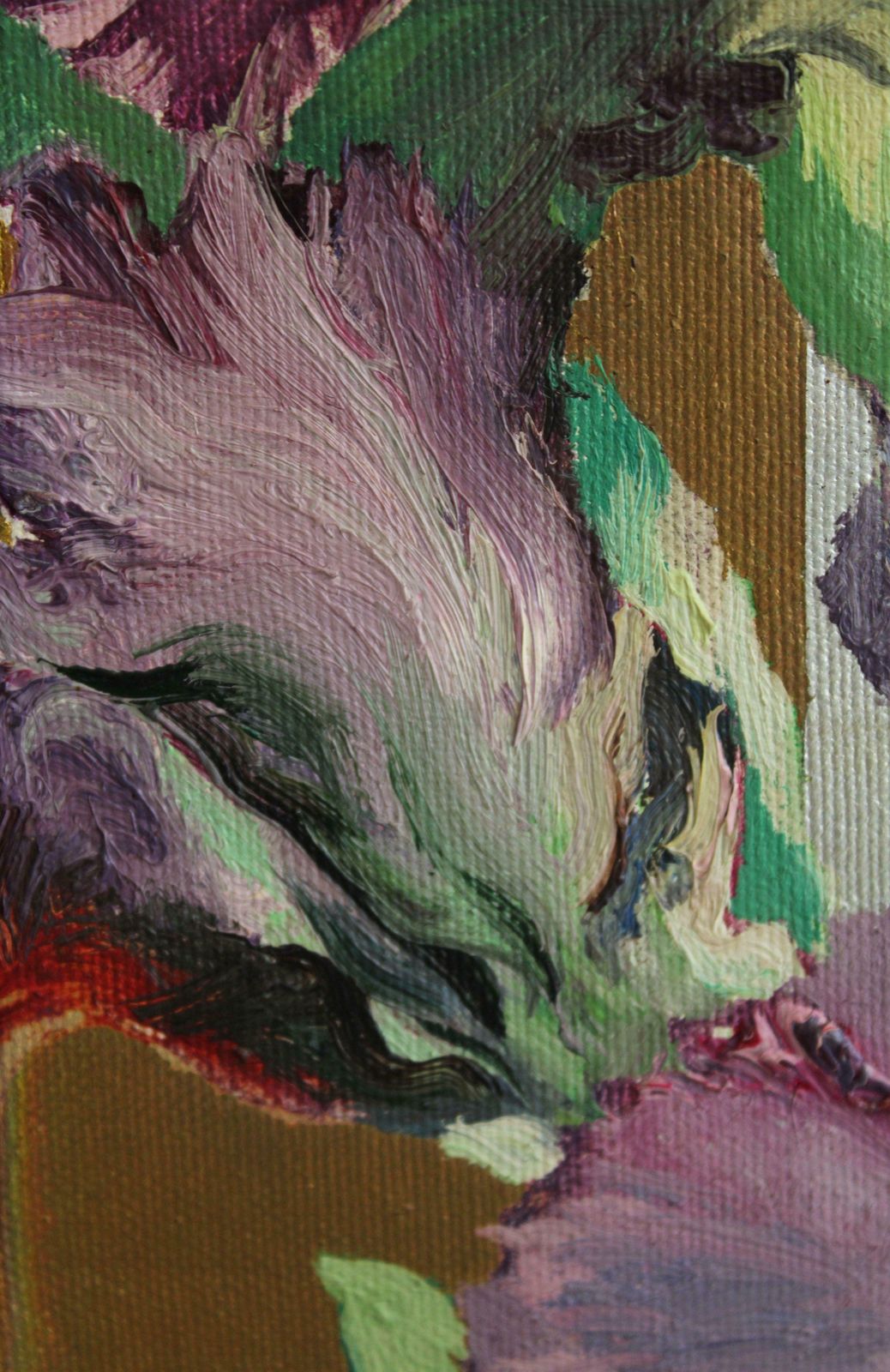 Juris Jurjans Purple Irises. 1998, Canvas, Oil, 35x25 Cm 1998 photo 1483.0
