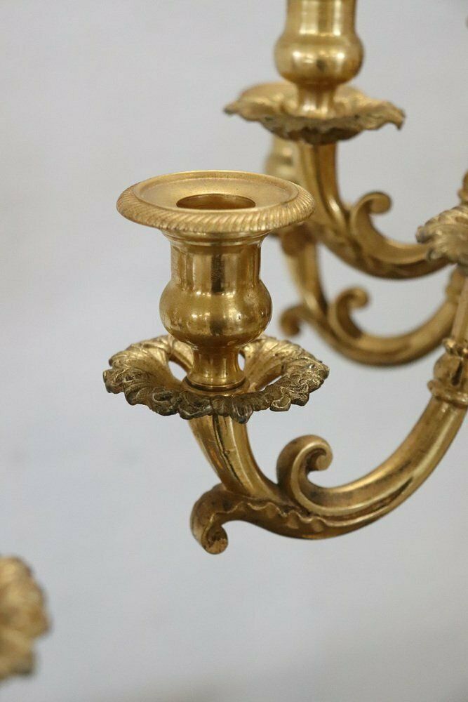 photo buy Antique Gilt Bronze Candelabras With Eleven Lights, Late 19th Century, Set Of 2