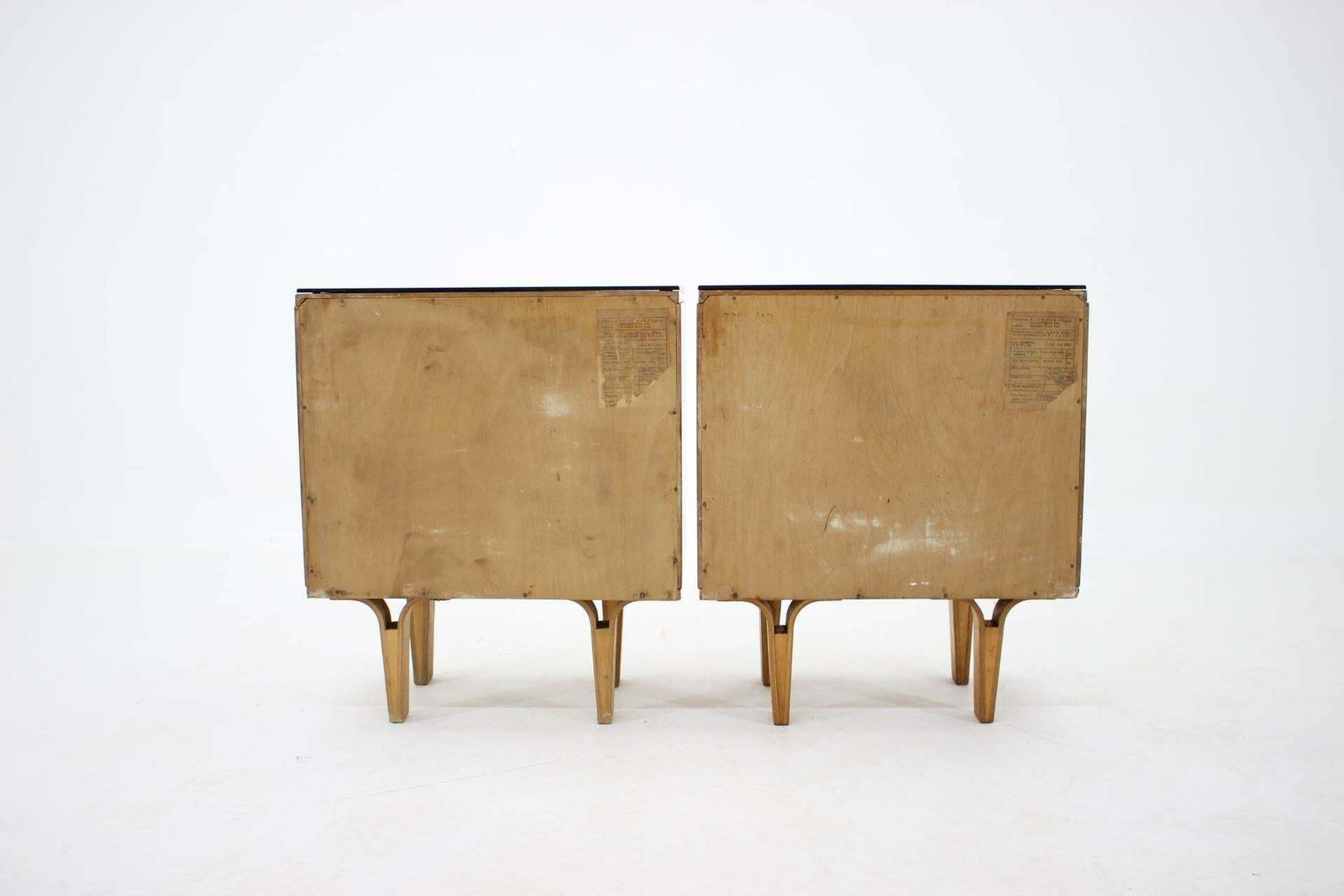 Furniture 1960s Frantisek Mezulanik Pair Of Chest Of Drawers, Czechoslovakia photo