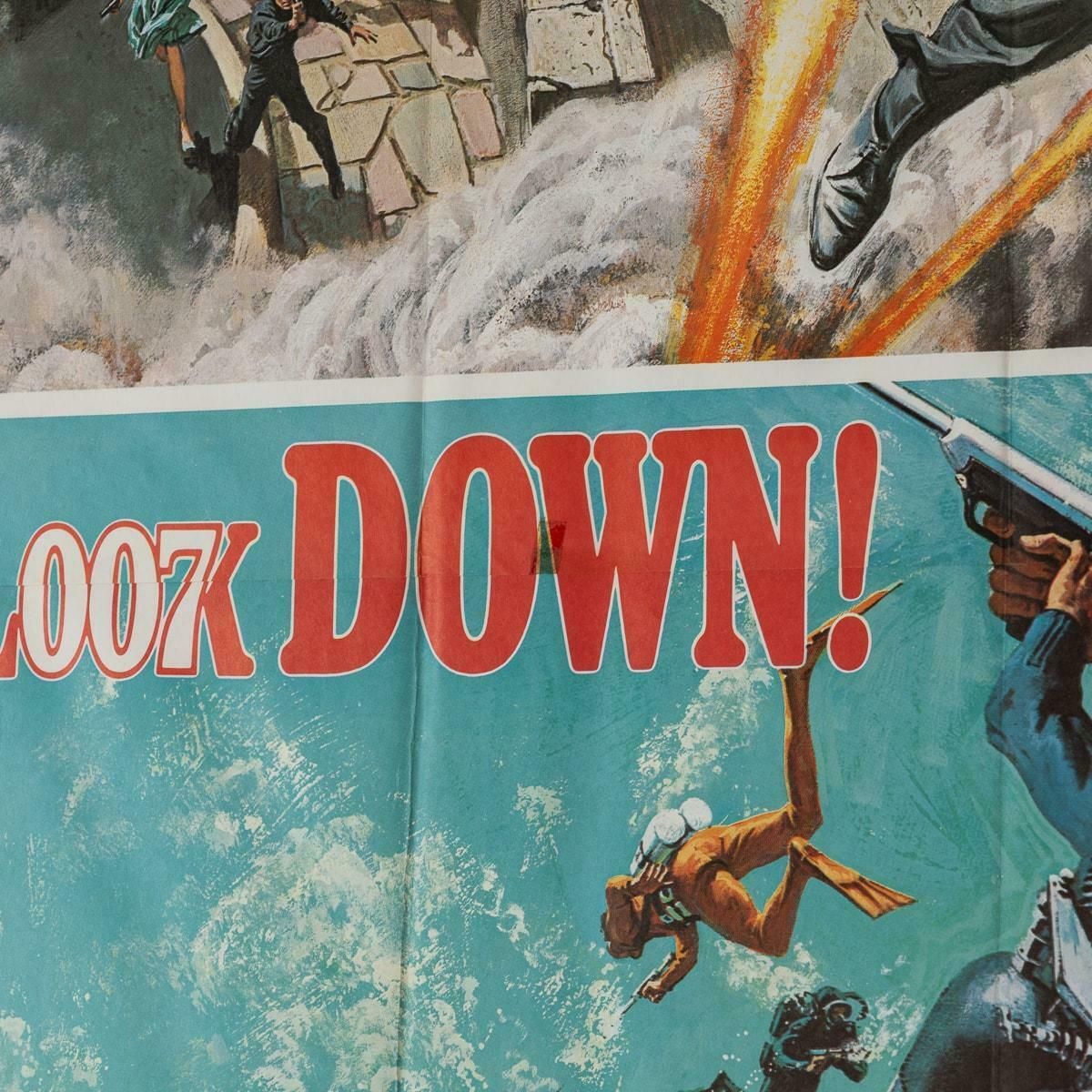 5295.0 Original U.S James Bond 007 'Thunderball' Poster C.1965 photo
