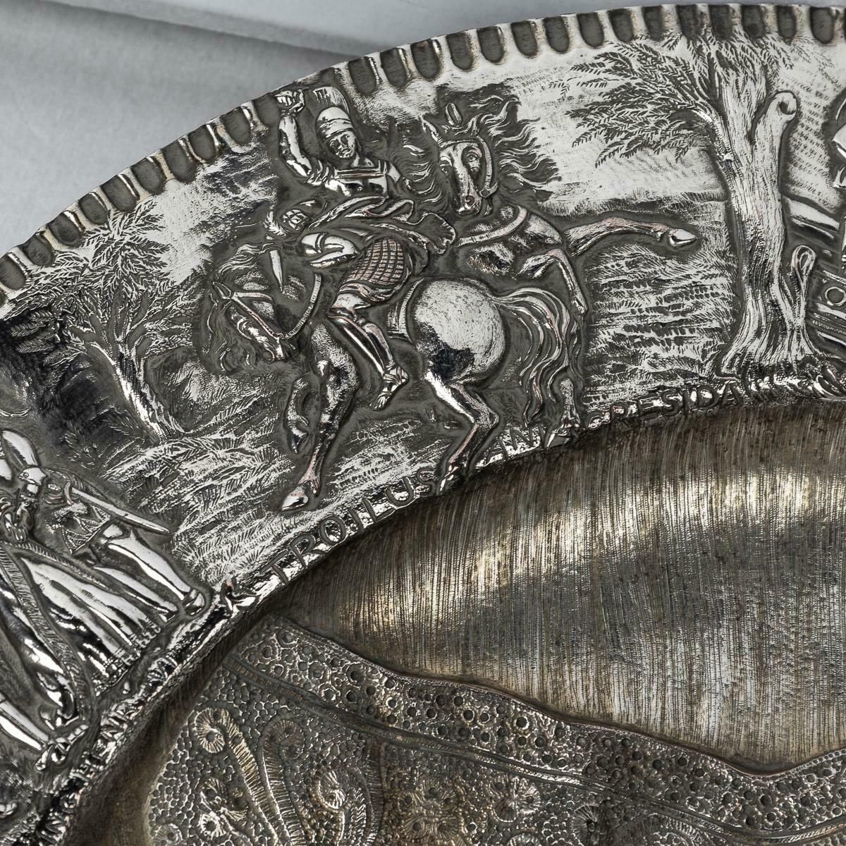 19th Century Victorian Silver Plated Shakespeare Charger, Elkington C.1850 photo buy