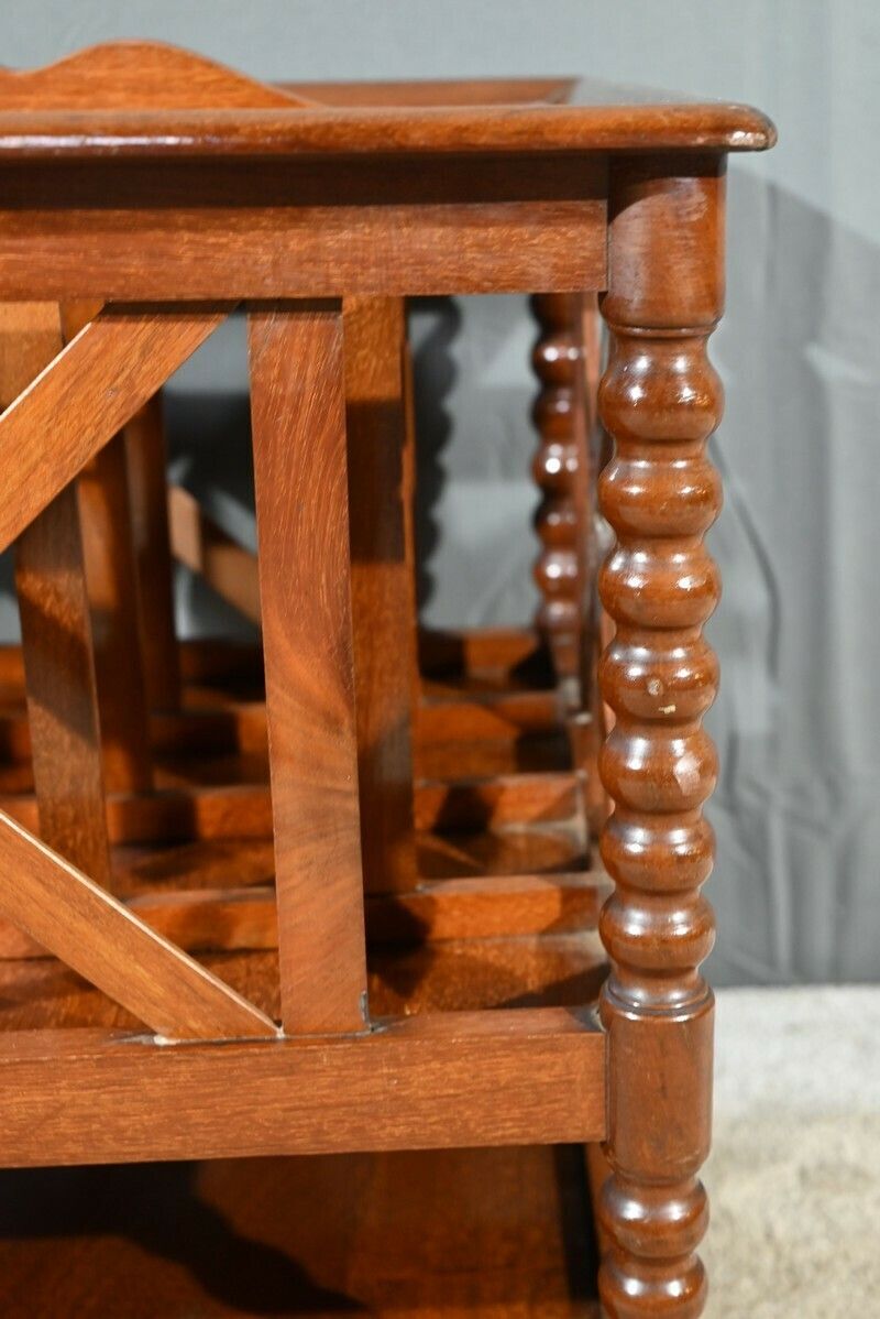 photo vinterior Mahogany Magazine Rack, Louis Philippe Period – Mid 19th Century