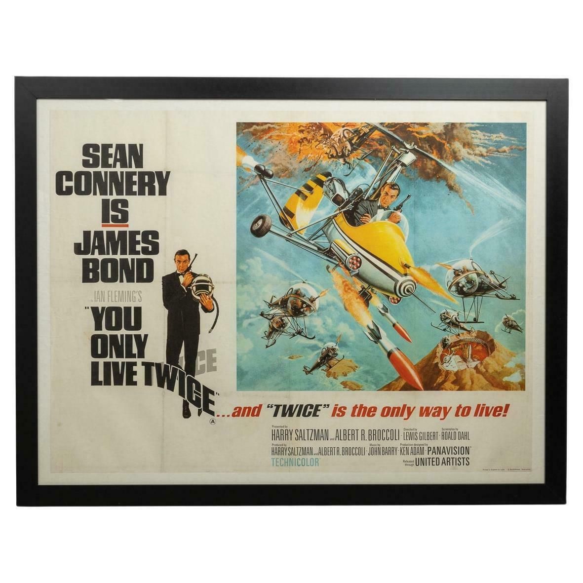 'You Only Live Twice' (1967) Poster, British, Style B (Little Nelly)