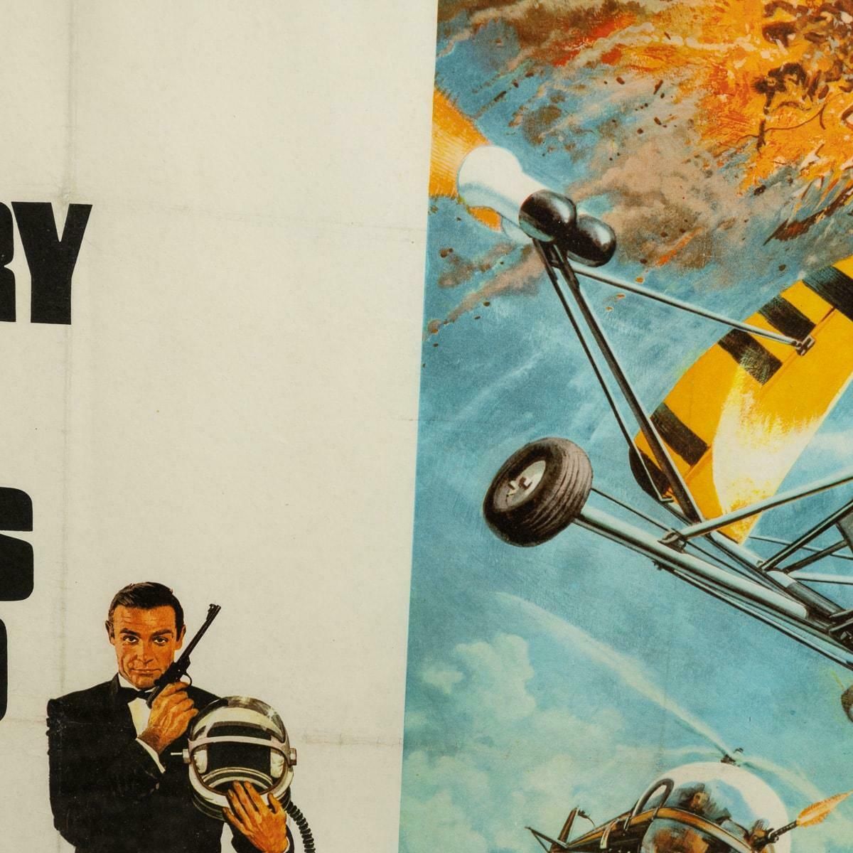 'You Only Live Twice' (1967) Poster, British, Style B (Little Nelly) photo vintage