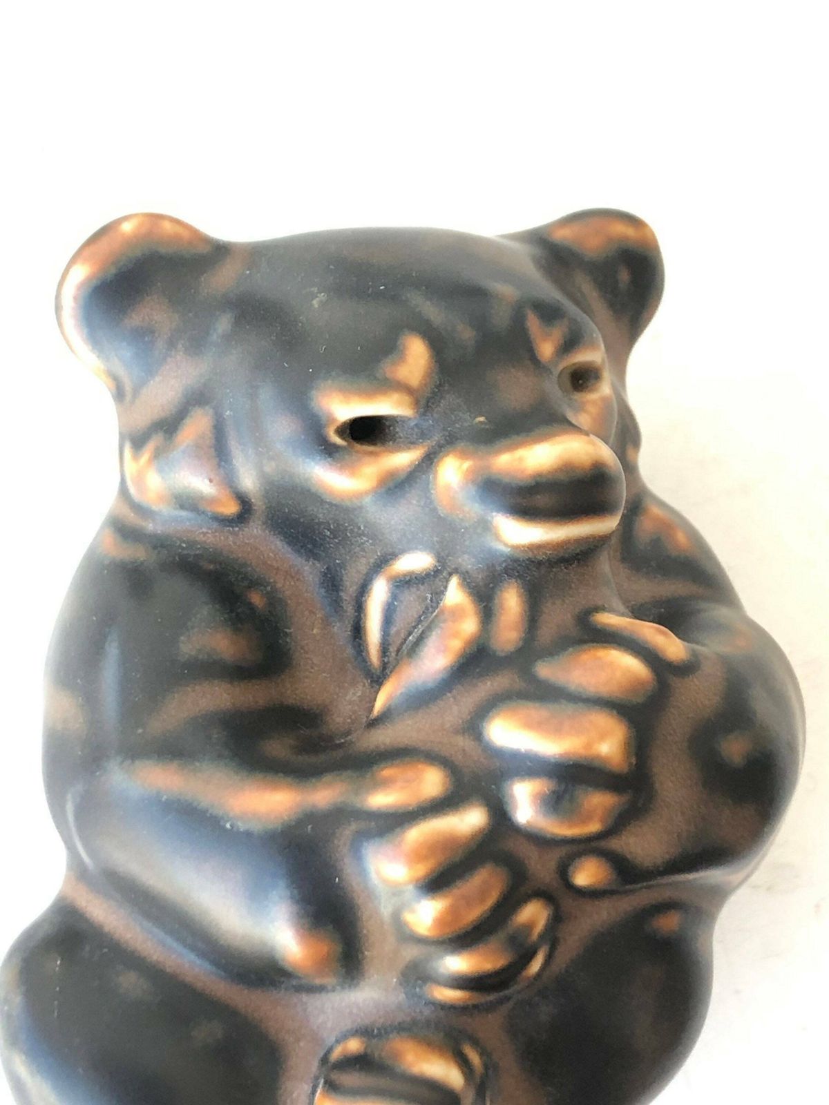 Royal Copenhagen Bear Cubs Stoneware Figurines With Exquisite Brown Glaze From The Mid Century Designed By Knud Kyhn photo buy