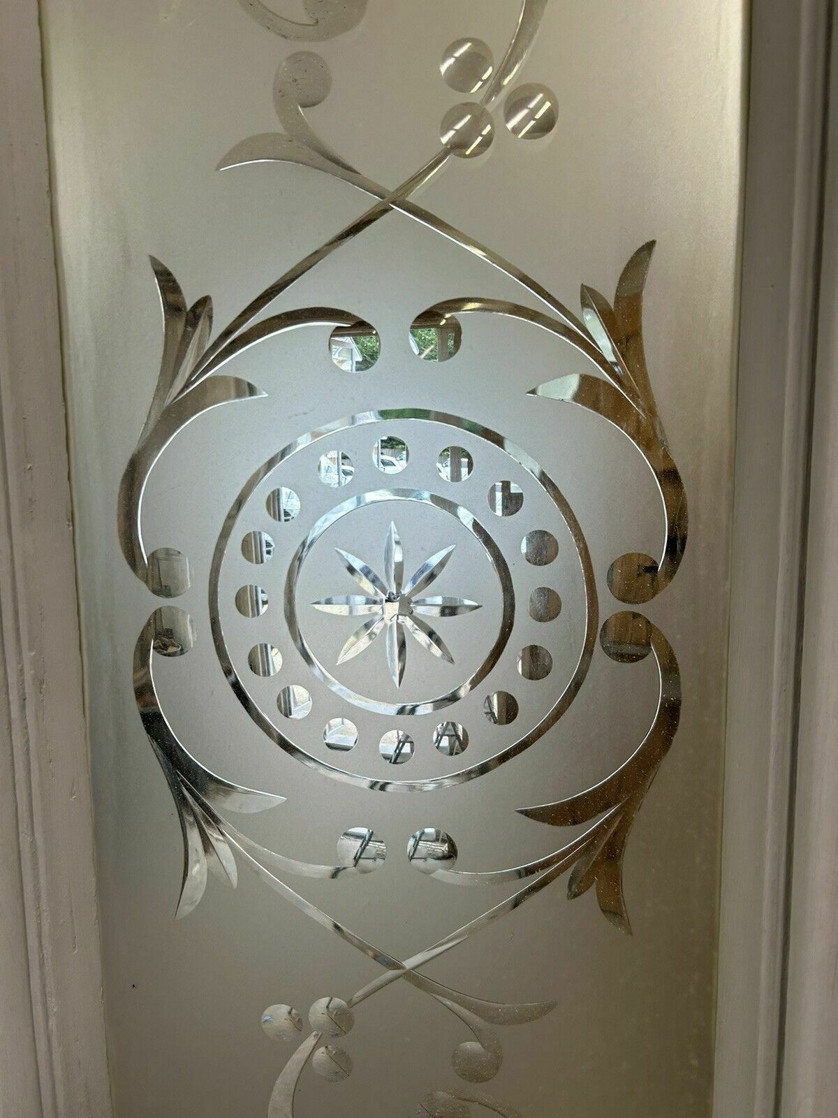 Victorian Cut Etched Glass Front Door Antique Period Reclaimed Old Wood Pine photo buy