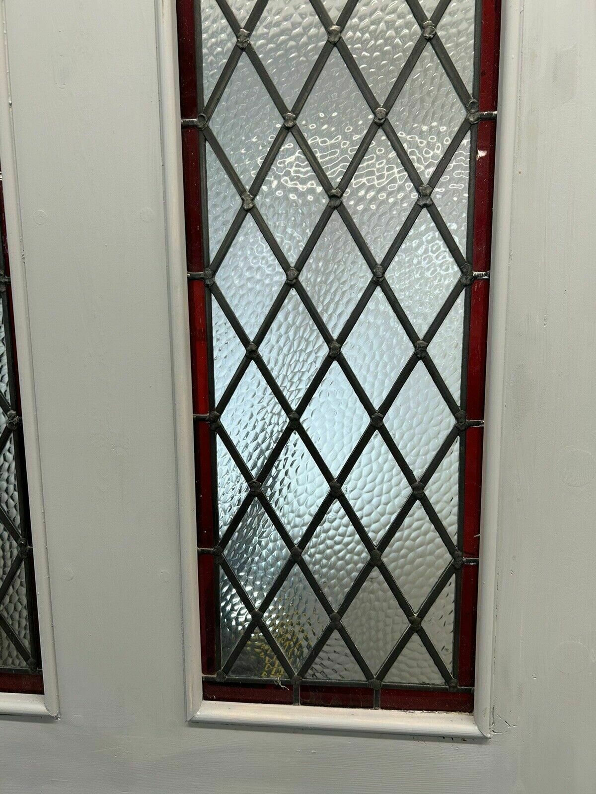 Large Victorian Stained Glass Front Door Old Period Reclaim Antique Arts Ctafts photo vintage
