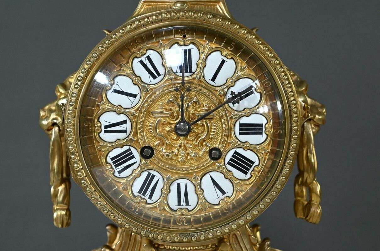 Bronze Clock, Signed G.Philippe Palais Royal – 1870 photo buy