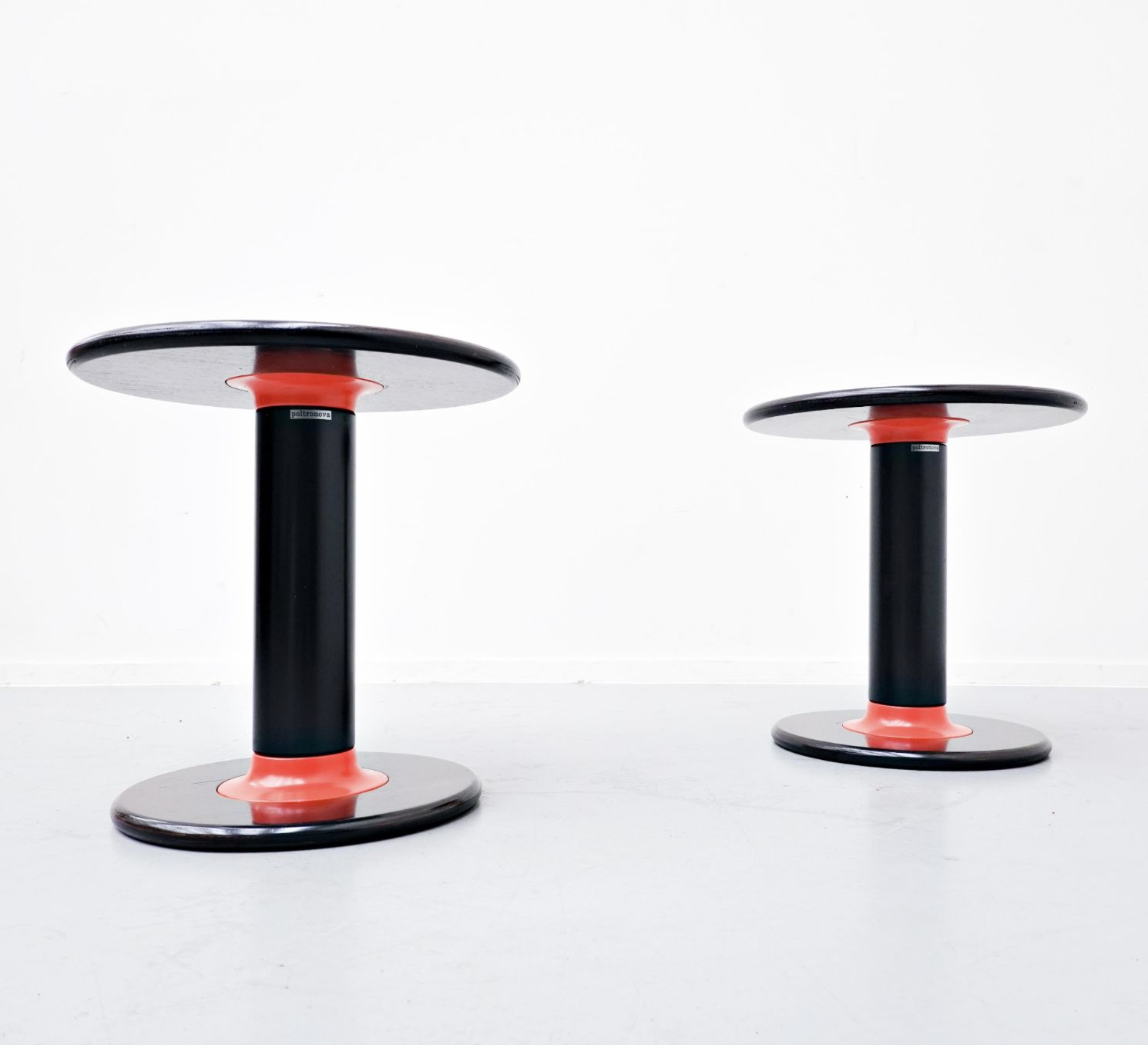 14480.0 Ettore Sottsass “Rocchetto” Italian Side Tables For Poltronova, 1964 photo