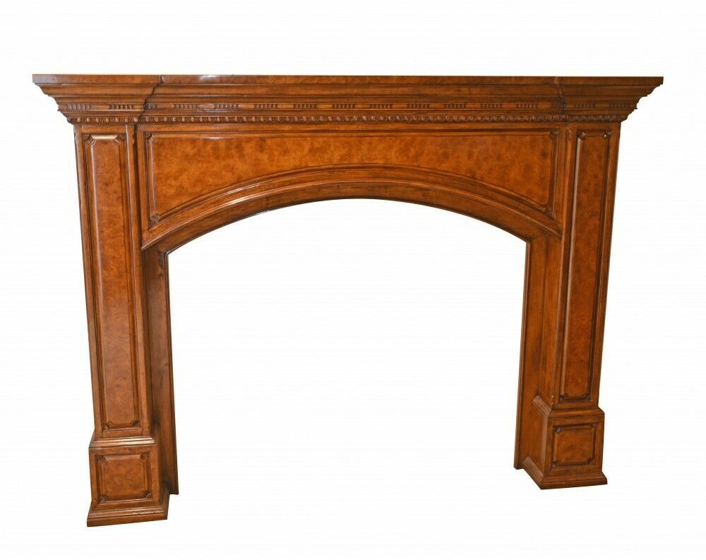 Regency Fire Surround Fireplace Walnut Mantle photo furniture