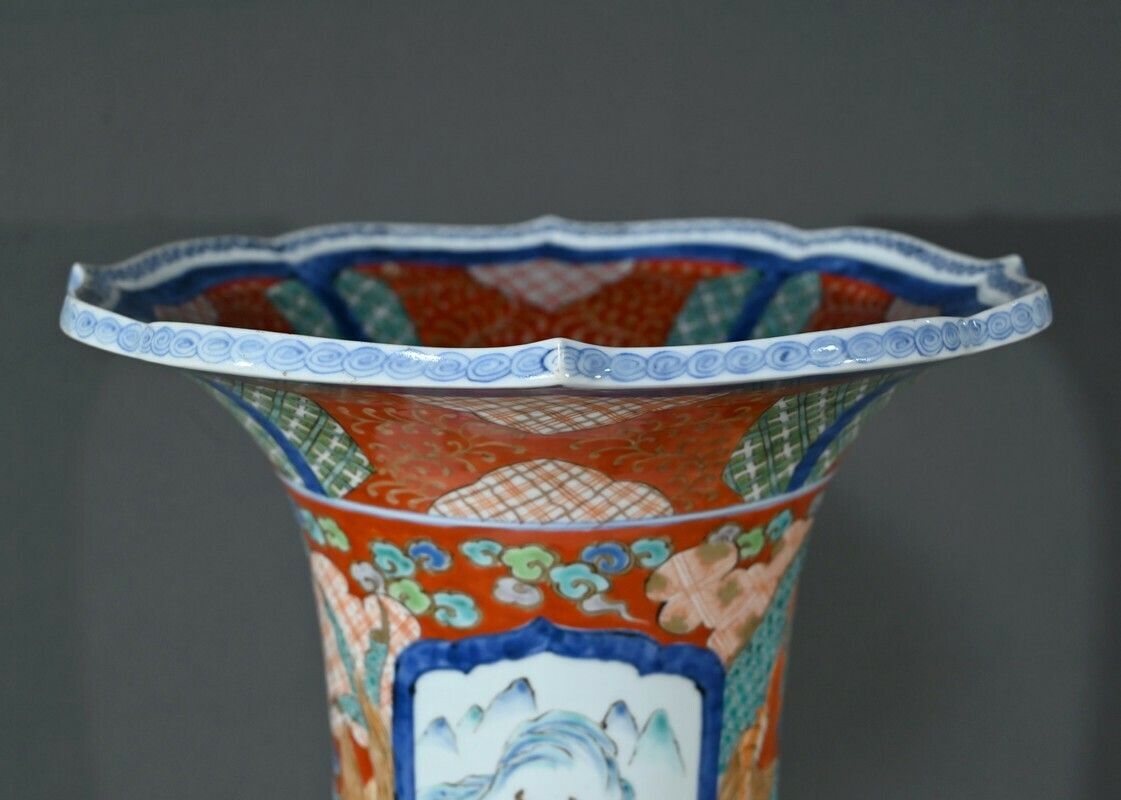 Important Arita Vase, Meiji Era, Japan – Late 19th Century photo vintage