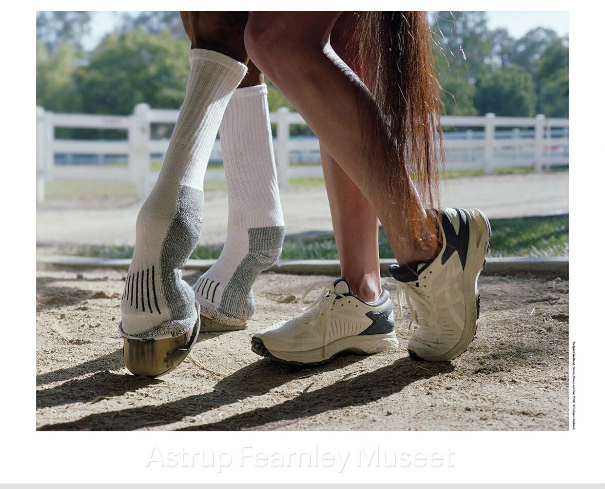 Torbjorn Rodland Exhibition Poster   Socks, Shoes And Tail   Horse Museum Print