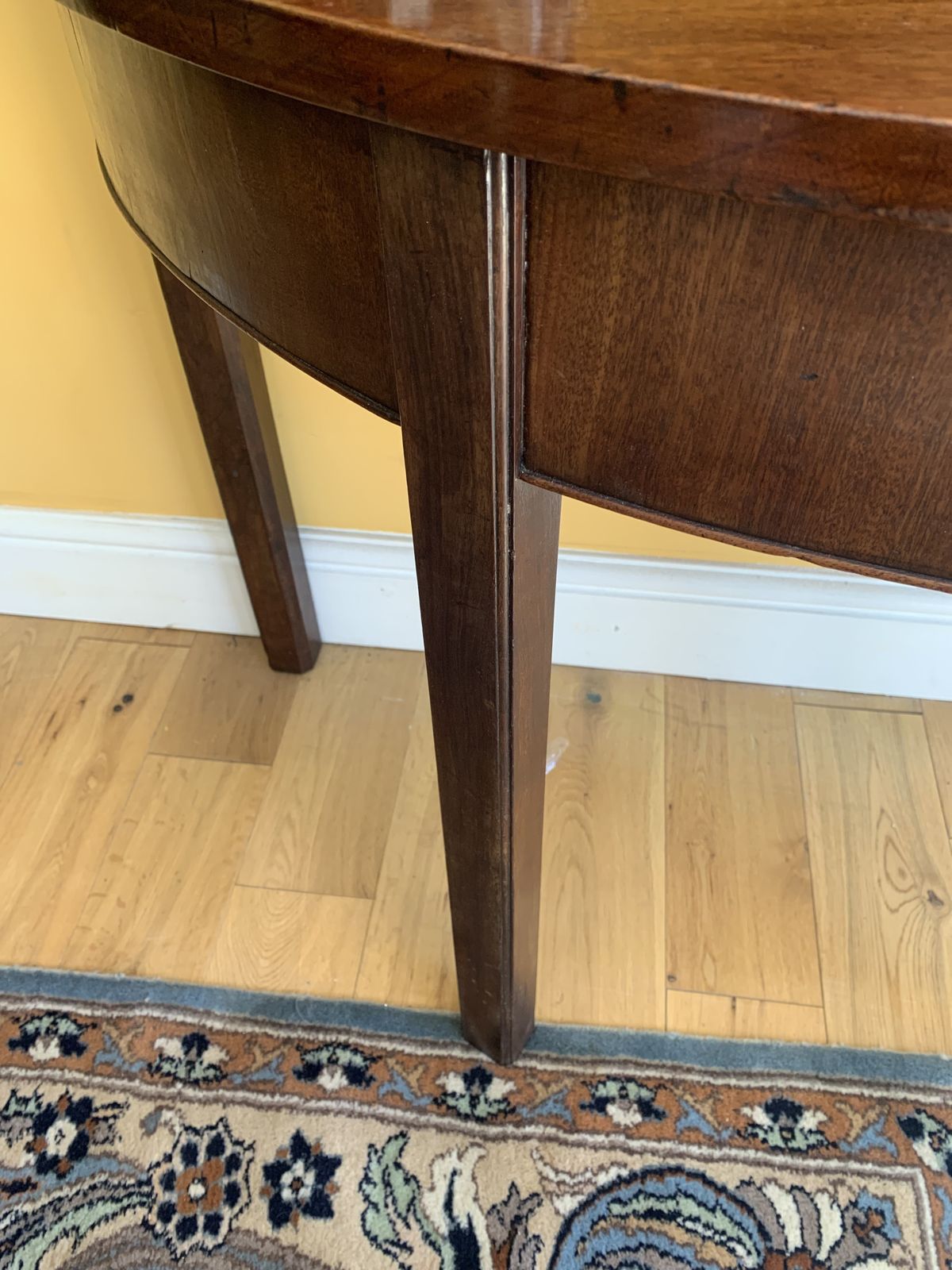 Furniture A Pair Of Georgian Mahogany Console Tables photo