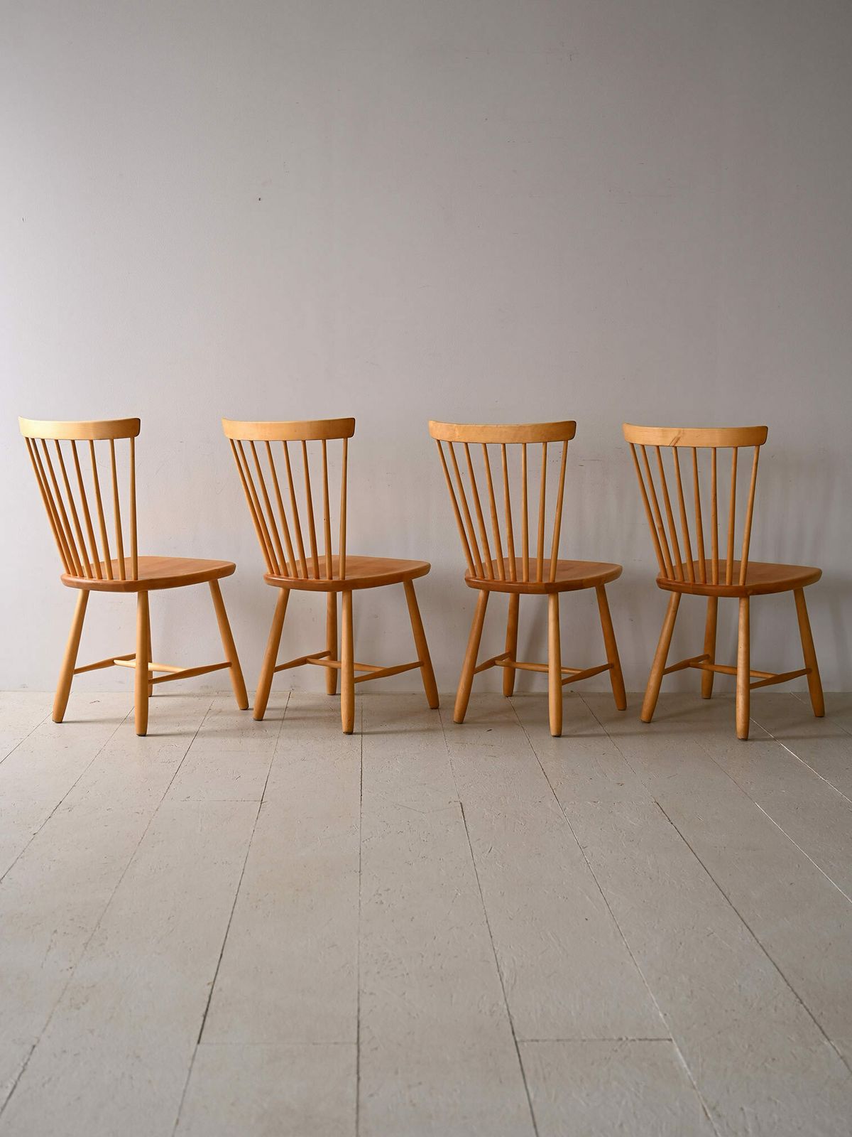 Set Of 4 Chairs By Carl Malmsten “Lilla Aland” photo for sale