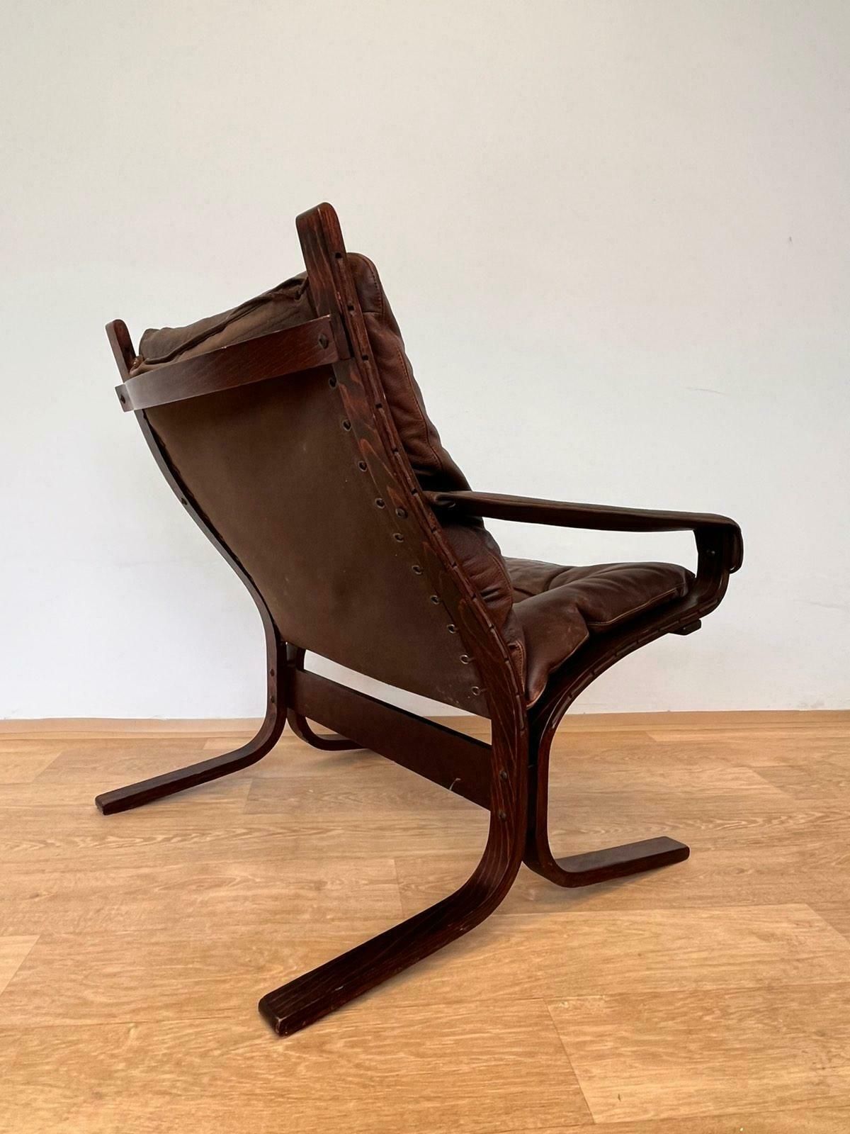 Midcentury "Siesta" Lounge Chair By Ingmar Relling For Westnofa, Norway, 1970s photo 1068.0