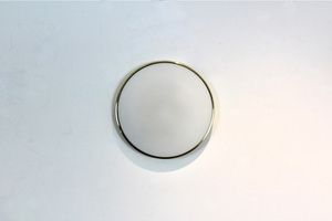 Large Glashütte Limburg Brass & Opaline Glass Wall Light, Stock Of 9 photo furniture