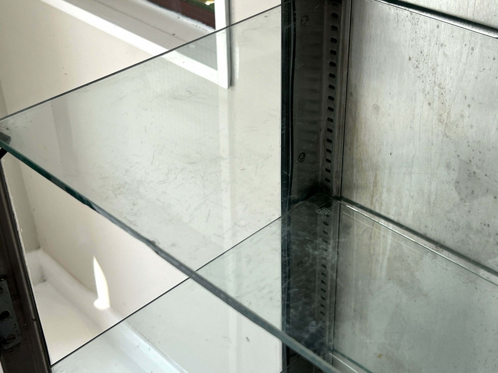 20th Century Stainless Steel & Glass Medical Cabinet photo buy