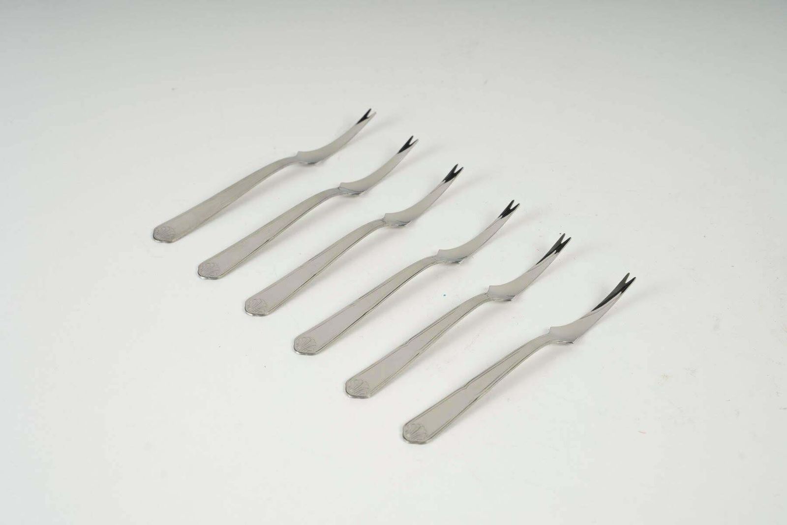Set Of 6 Snail Forks, 20th Century. photo furniture