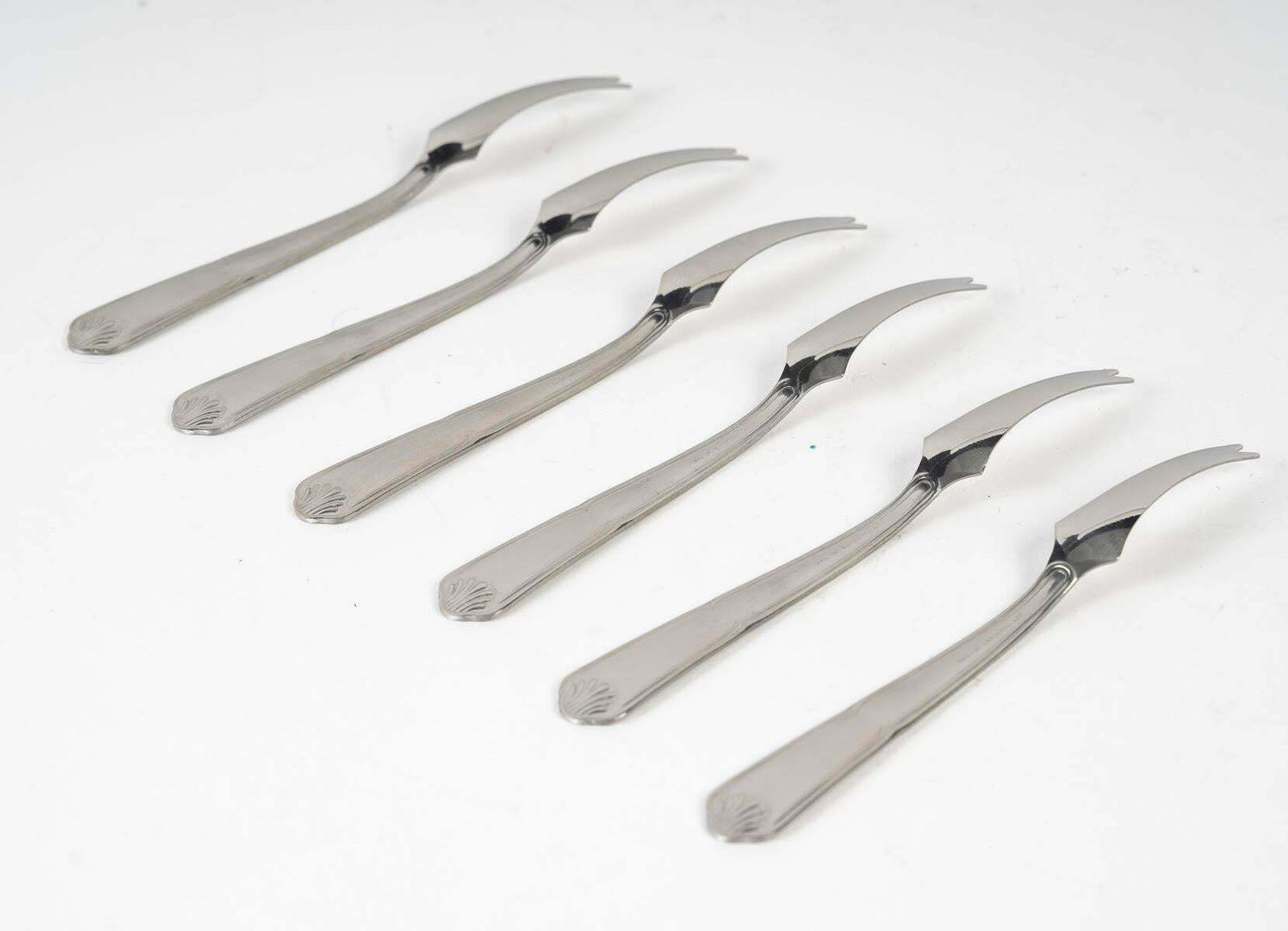 Set Of 6 Snail Forks, 20th Century. photo buy