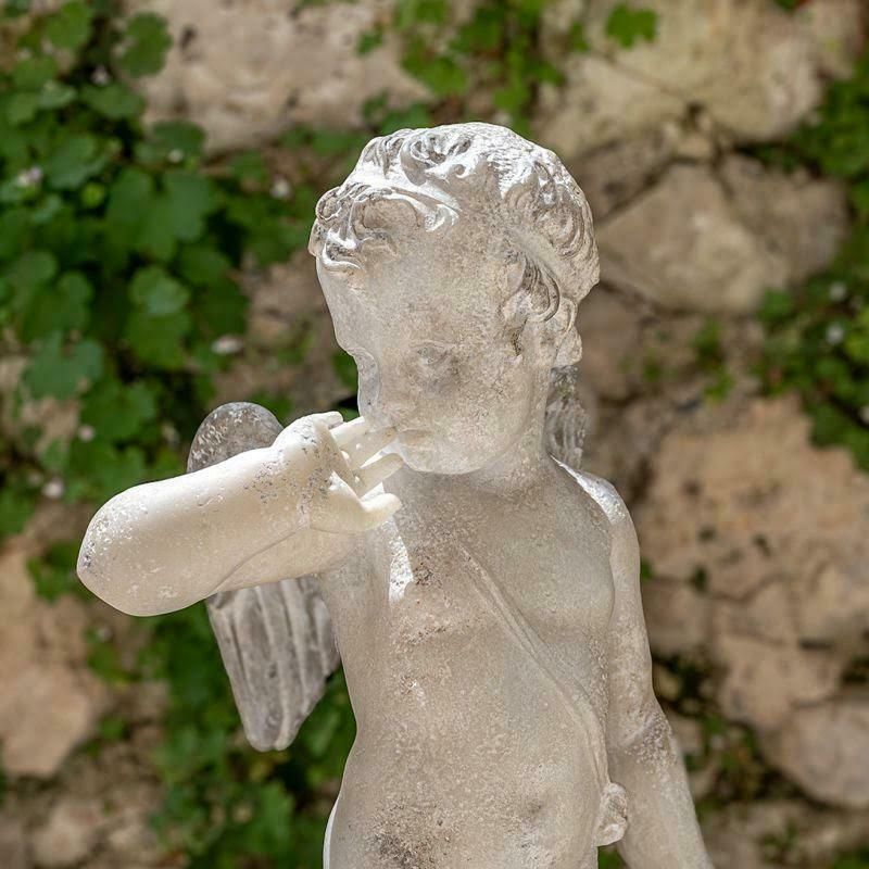Sculpture Of An Angel, Xxth Century. photo furniture