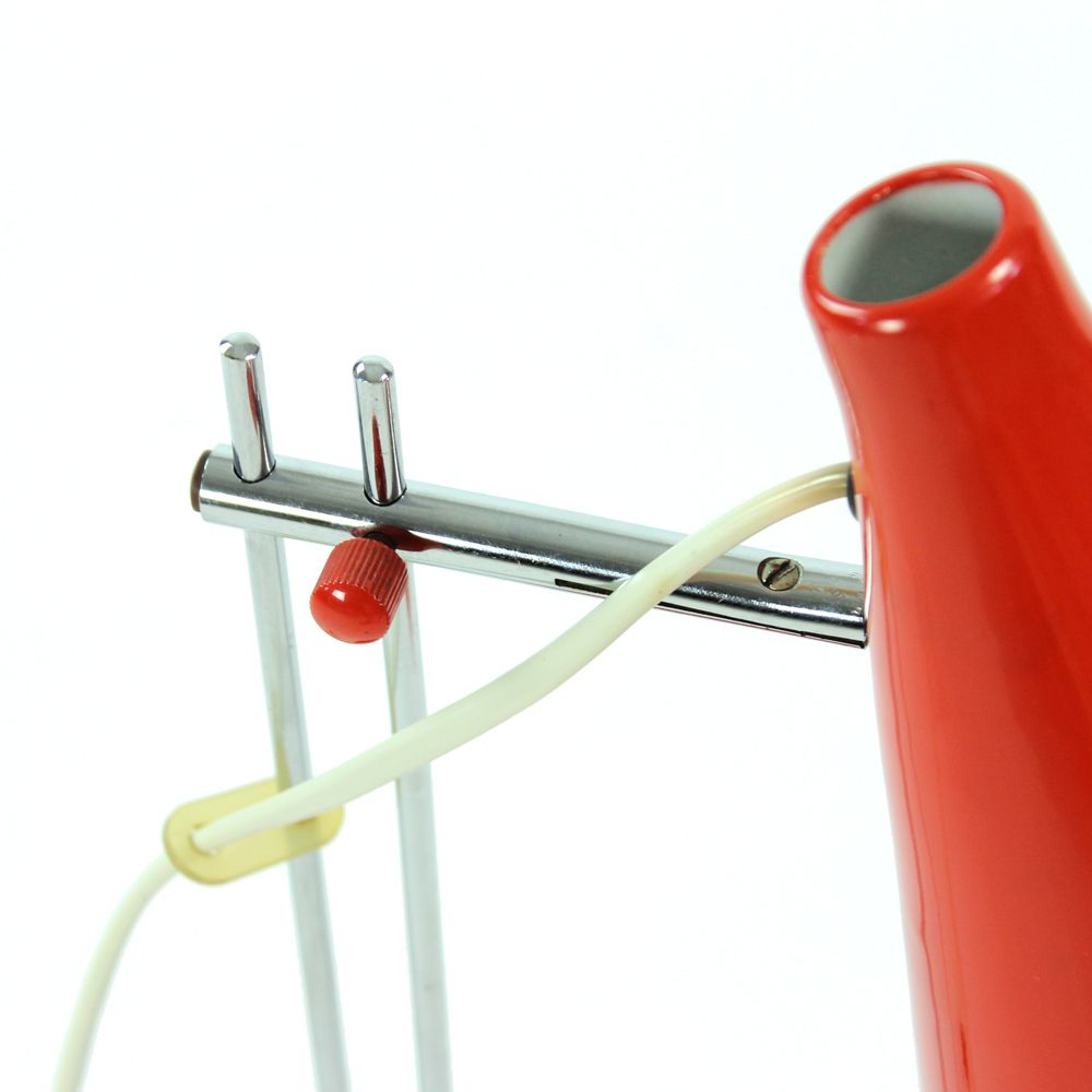 Red Midcentury Table Lamp By Josef Hurka For Lidokov, Czechoslovakia 1960s photo buy