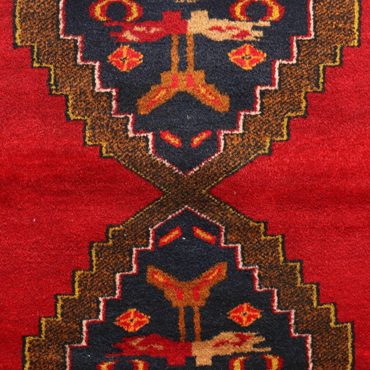Antique Ismirne Carpet Wool Heavy Knot Turkey 108 X 42 In photo for sale