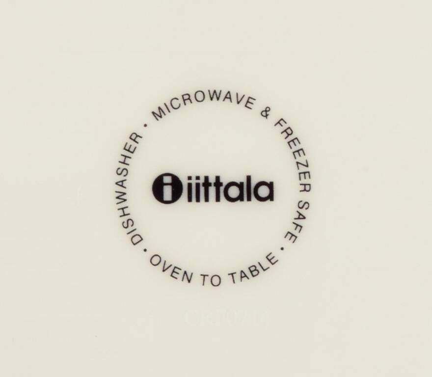 Iittala, Finland. Two Large Dinner Plates/Cover Plates In Porcelain. photo vinterior