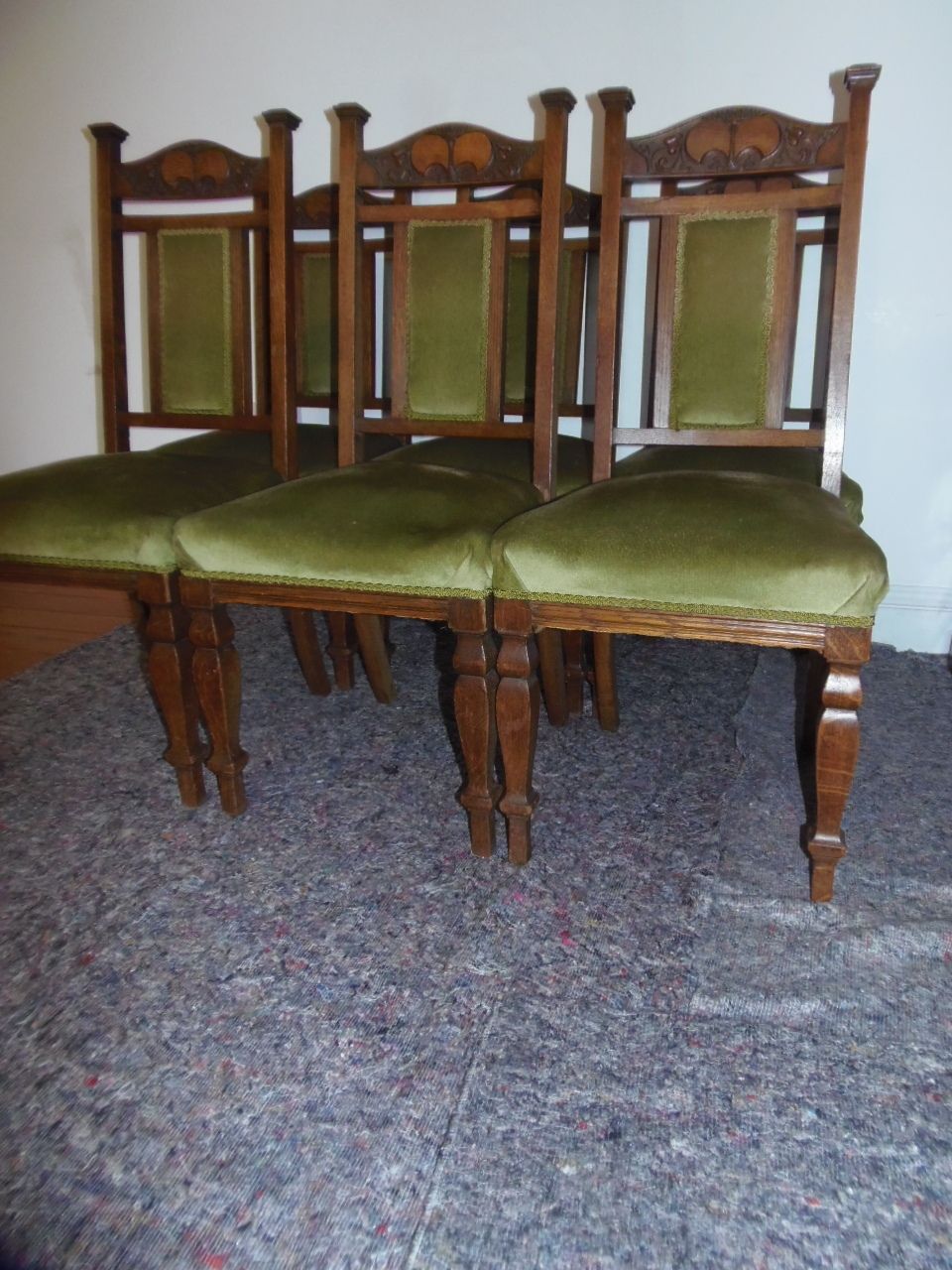 Arts And Crafts Set Of Six Chairs  . photo furniture