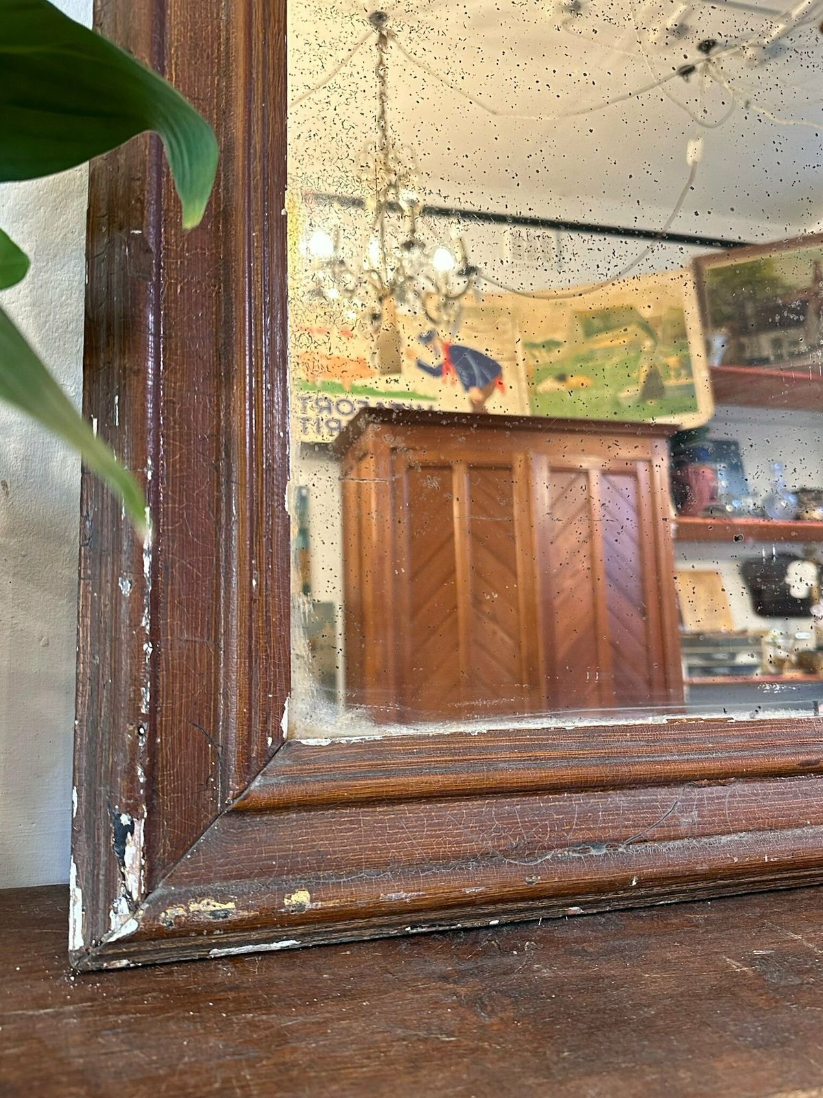 Antique Louis Phillipe Arched French Mirror C.1850 photo 300.0