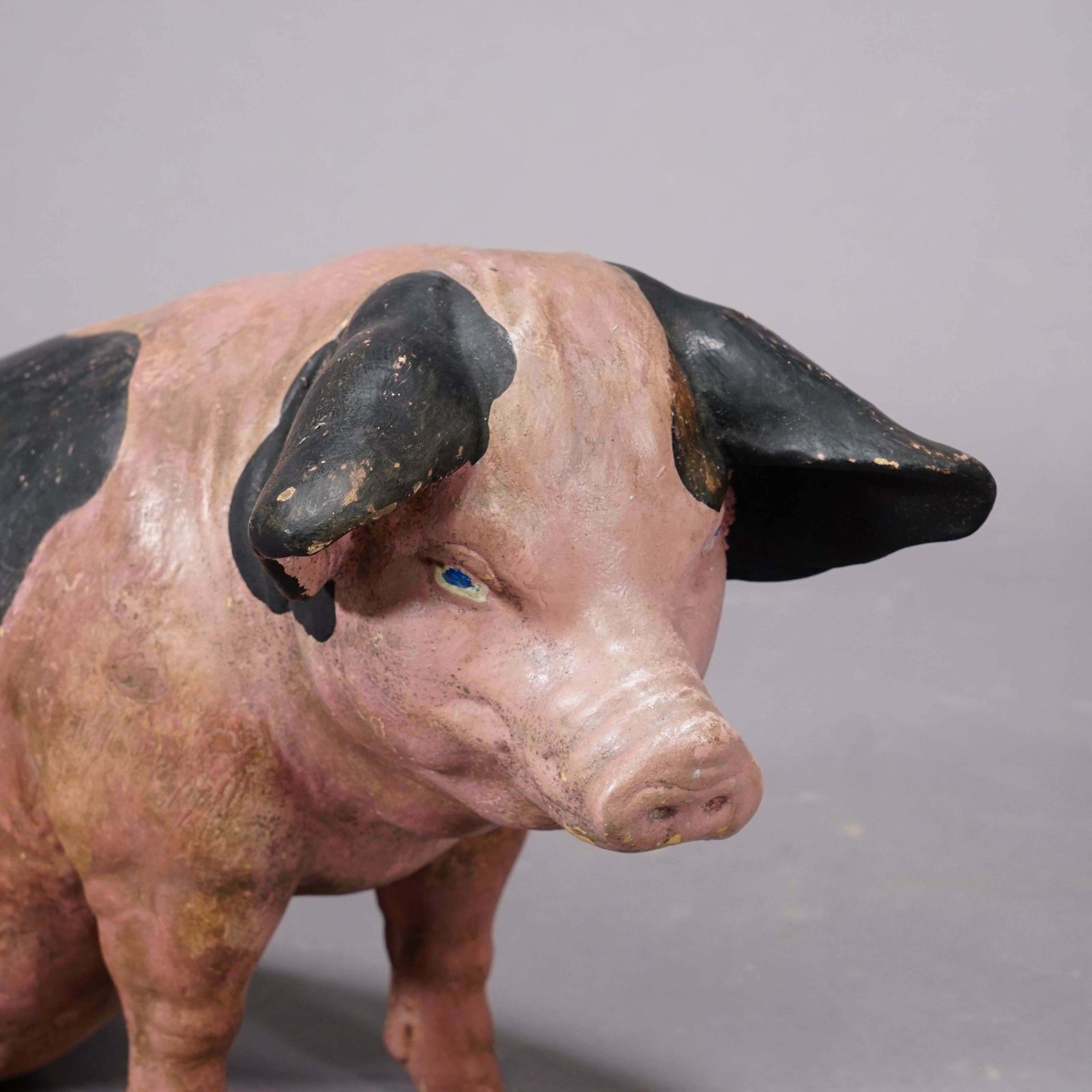 1930s Swabian Hallic Country Pig Made Of Terracotta photo for sale