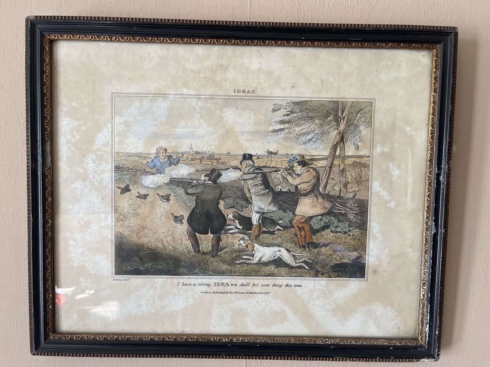 Henry Alken Set Of 8 Lithographs From His 1830 'Ideas' Series