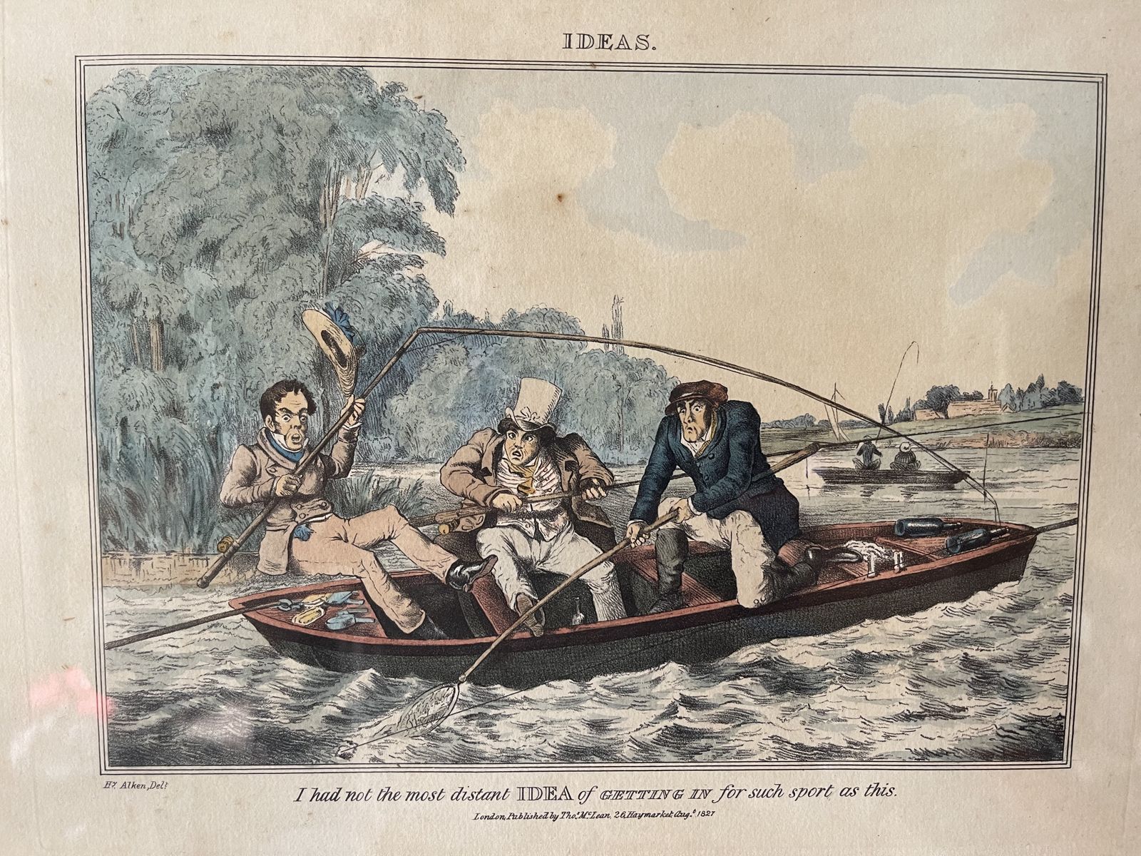 Henry Alken Set Of 8 Lithographs From His 1830 'Ideas' Series photo 720.0