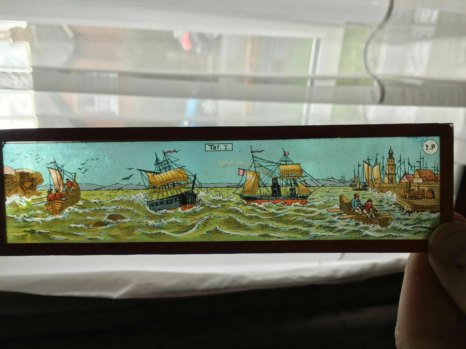 135.0 41 Victorian Hand Painted Magic Lantern Slides, Some Ernst Plank (E.P.), Nurembe photo
