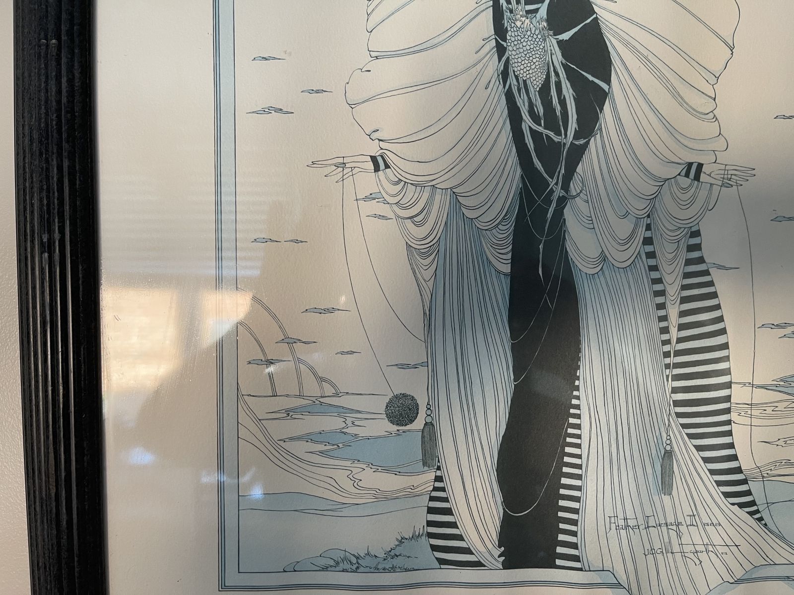 Pair Of Graham Illingworth Ltd Edition Prints Feather Corsage No1 And 2 photo vinterior