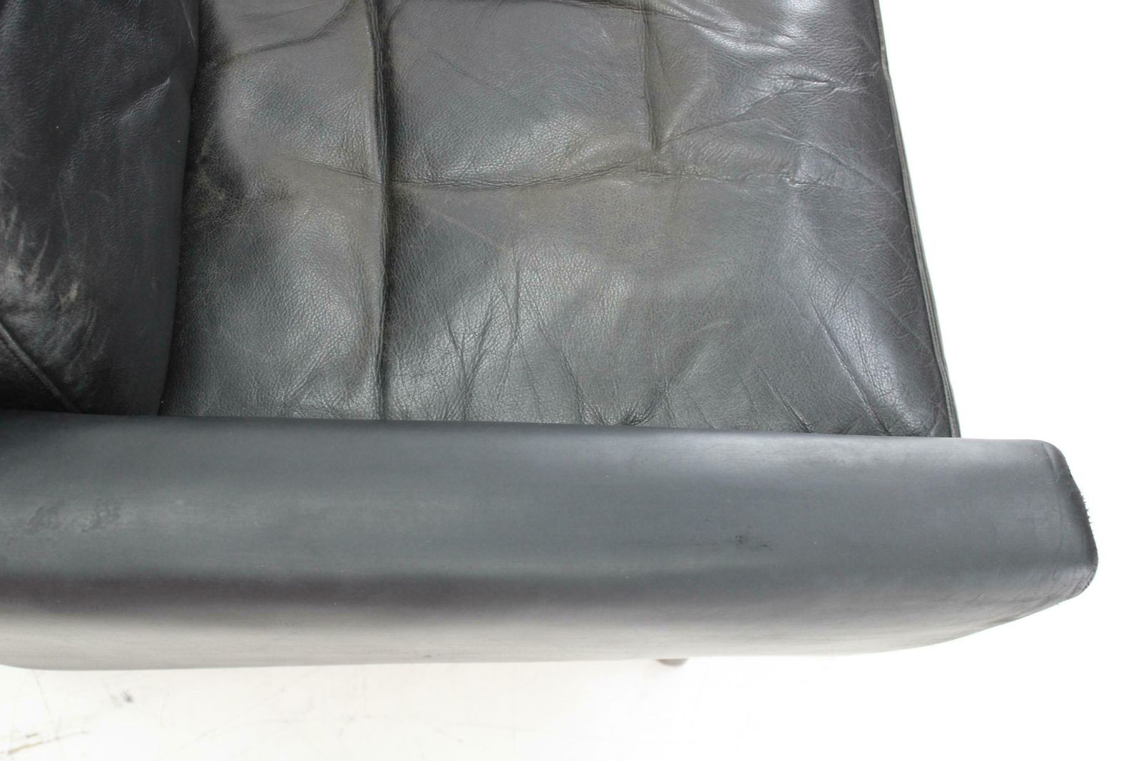 1970 Leather High Back Armchair , Denmark photo buy