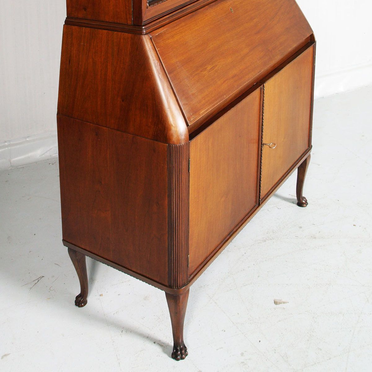 Midcentury Italian Bureau Bookcase Trumeau By Guglielmo Urlich Per Ar Ca Milano photo furniture
