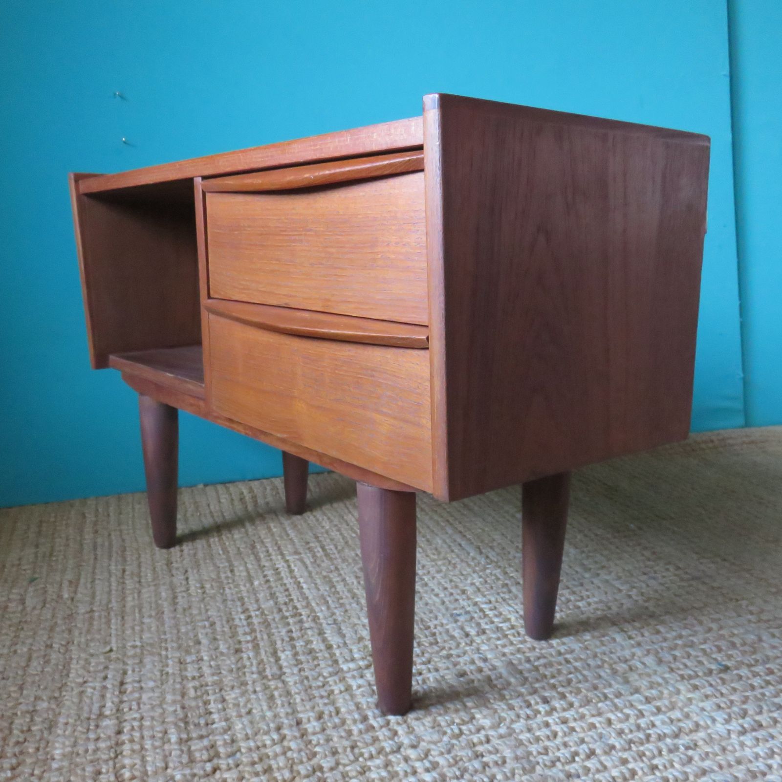 Small Teak Chest Of Drawers Or Entrance Console. Denmark 1960 photo for sale